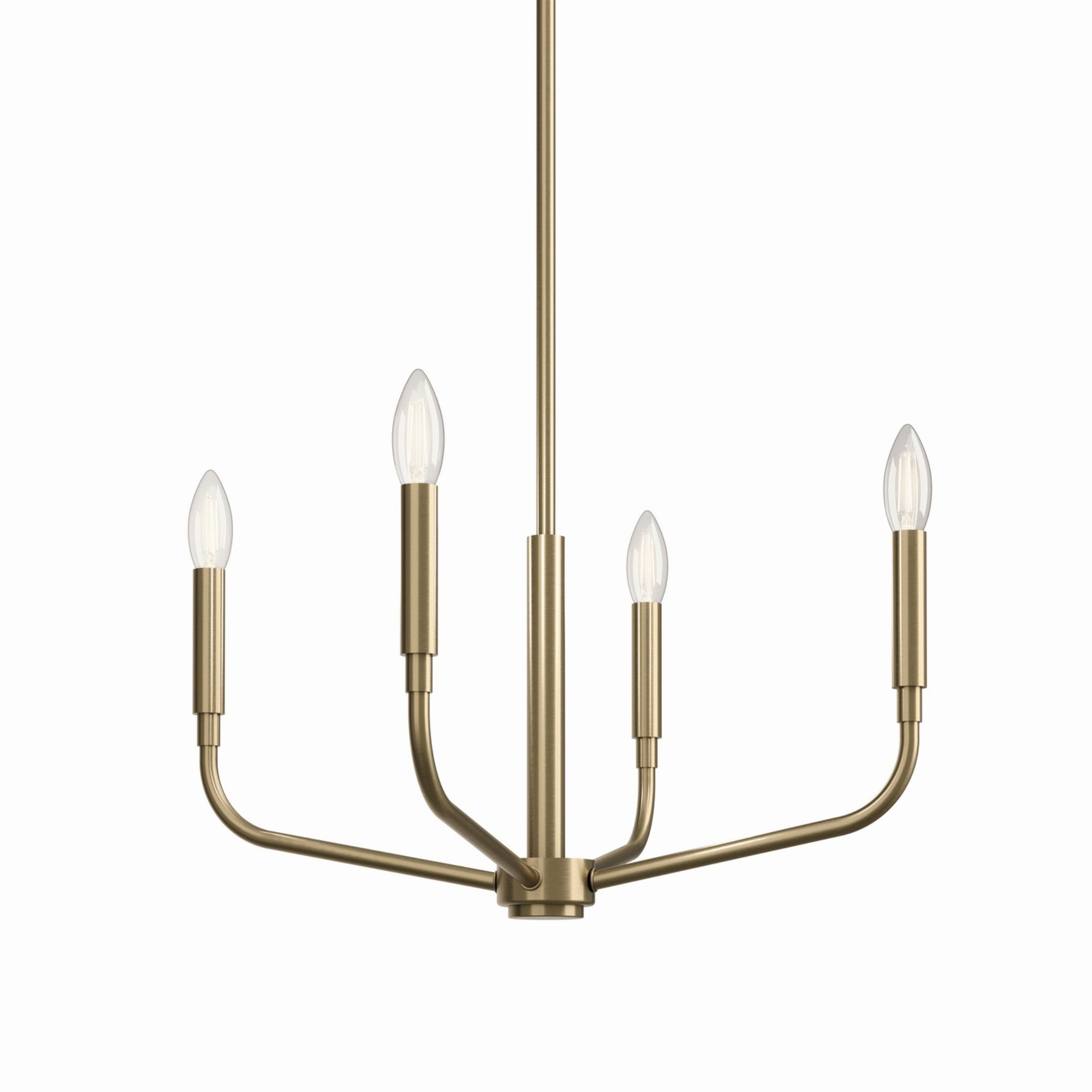 Madden 20" 4-Light Chandelier, Mount Champagne Bronze Finish - Bees Lighting