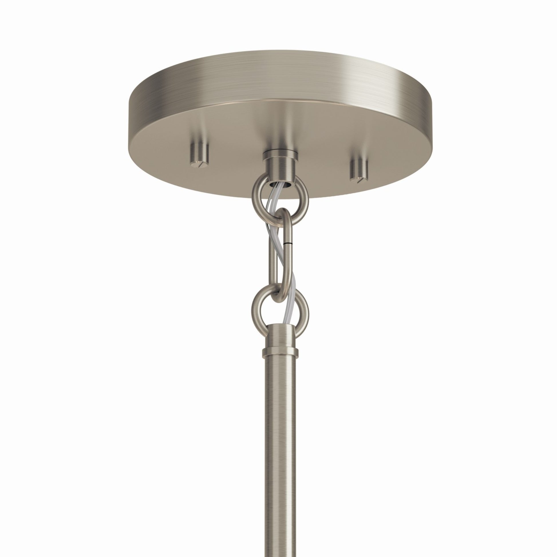 Madden 32" 6-Light Chandelier, Brushed Nickel Finish - Bees Lighting