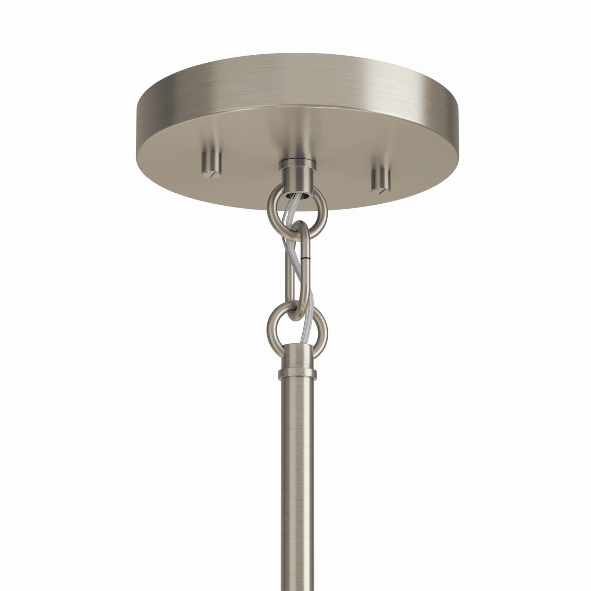 Madden 32" 6-Light Chandelier, Brushed Nickel Finish - Bees Lighting