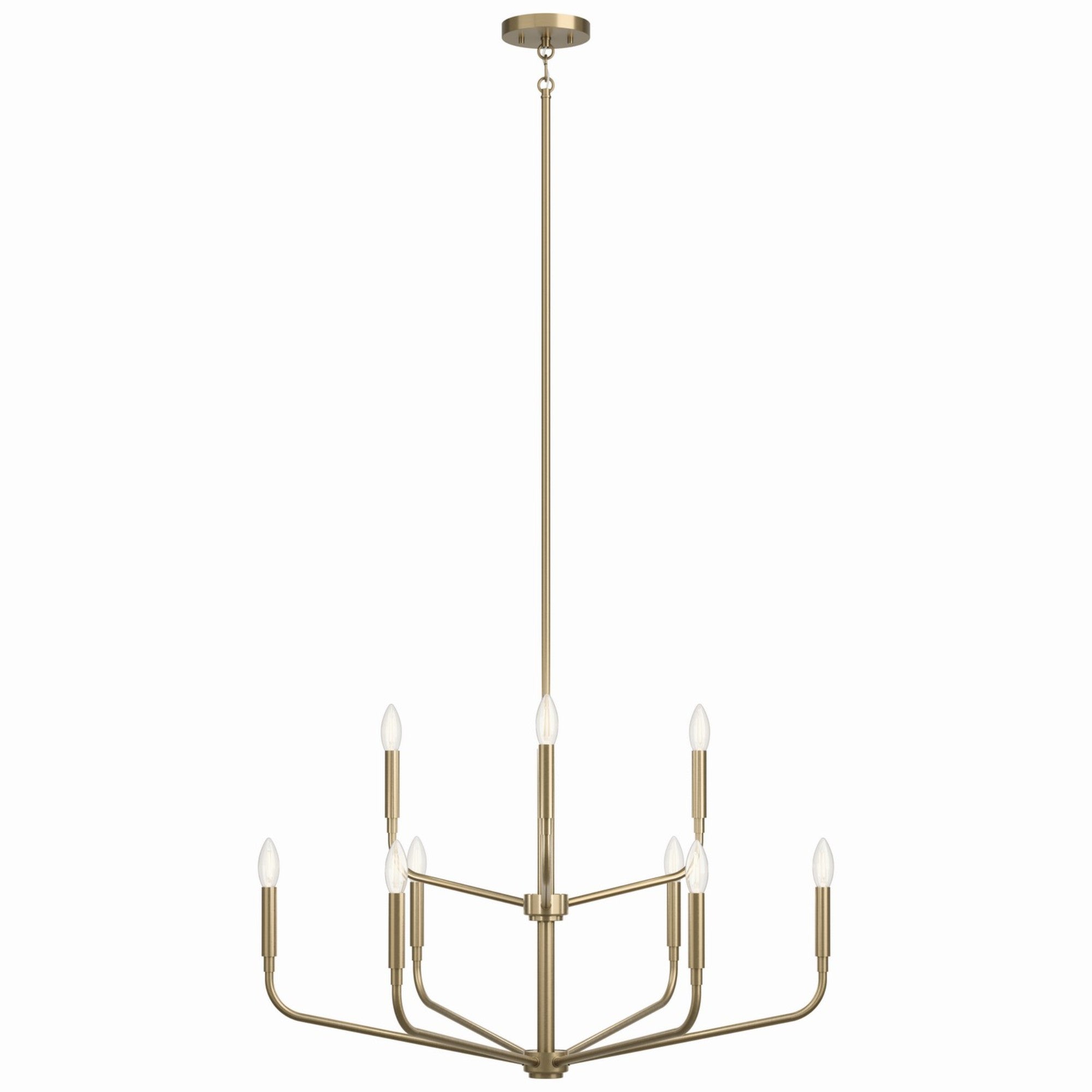 Madden 32" 9-Light Chandelier, Champagne Bronze Finish - Bees Lighting