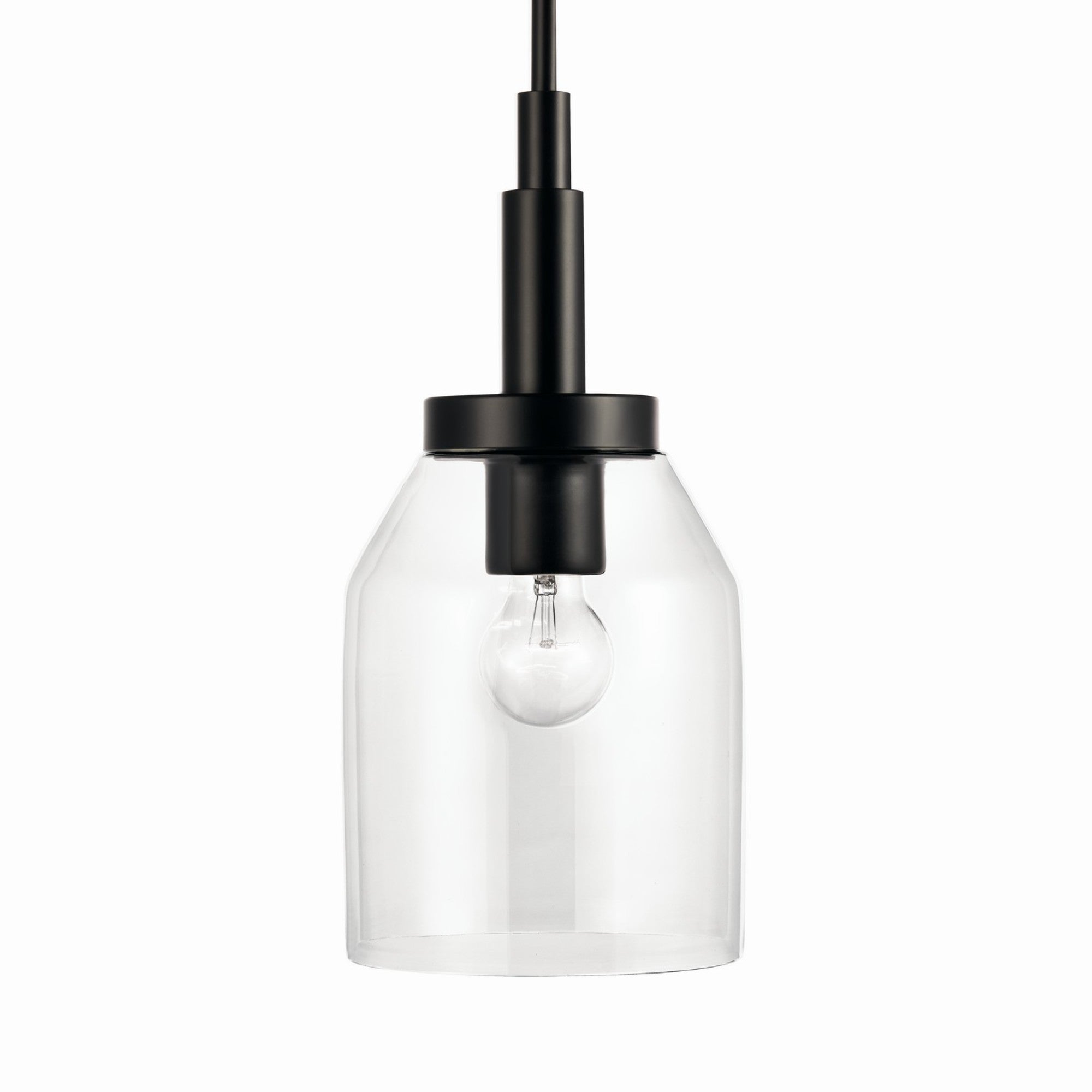 Madden 15" Mini Pendant, Black Finish - Bees Lighting