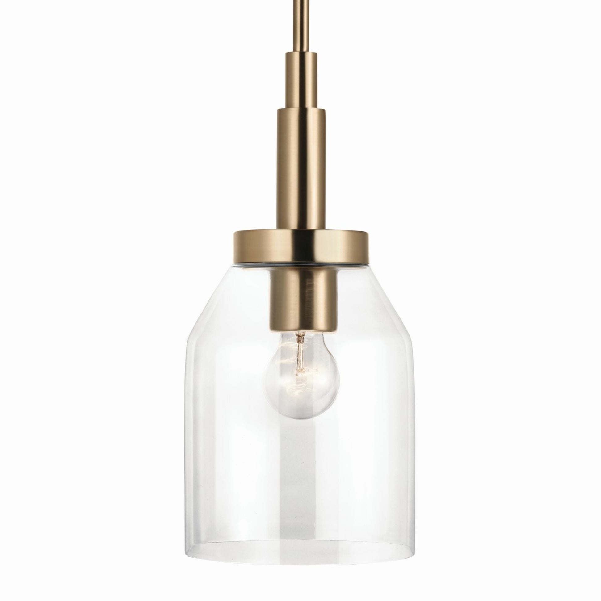 Madden 15" Mini Pendant, Champagne Bronze Finish - Bees Lighting