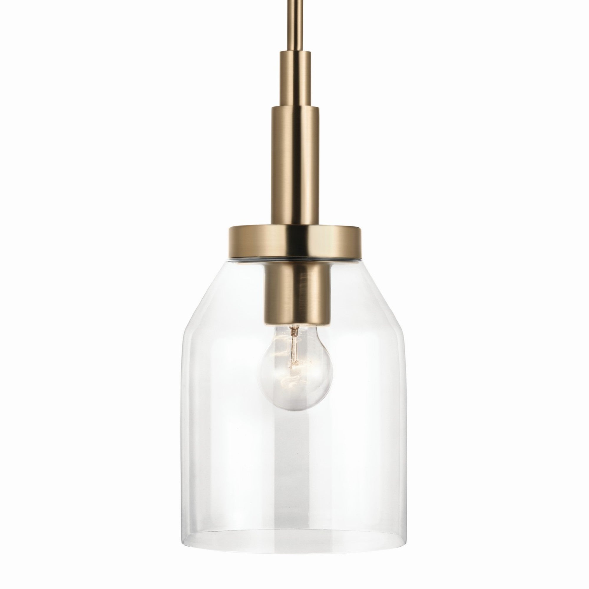 Madden 15" Mini Pendant, Champagne Bronze Finish - Bees Lighting
