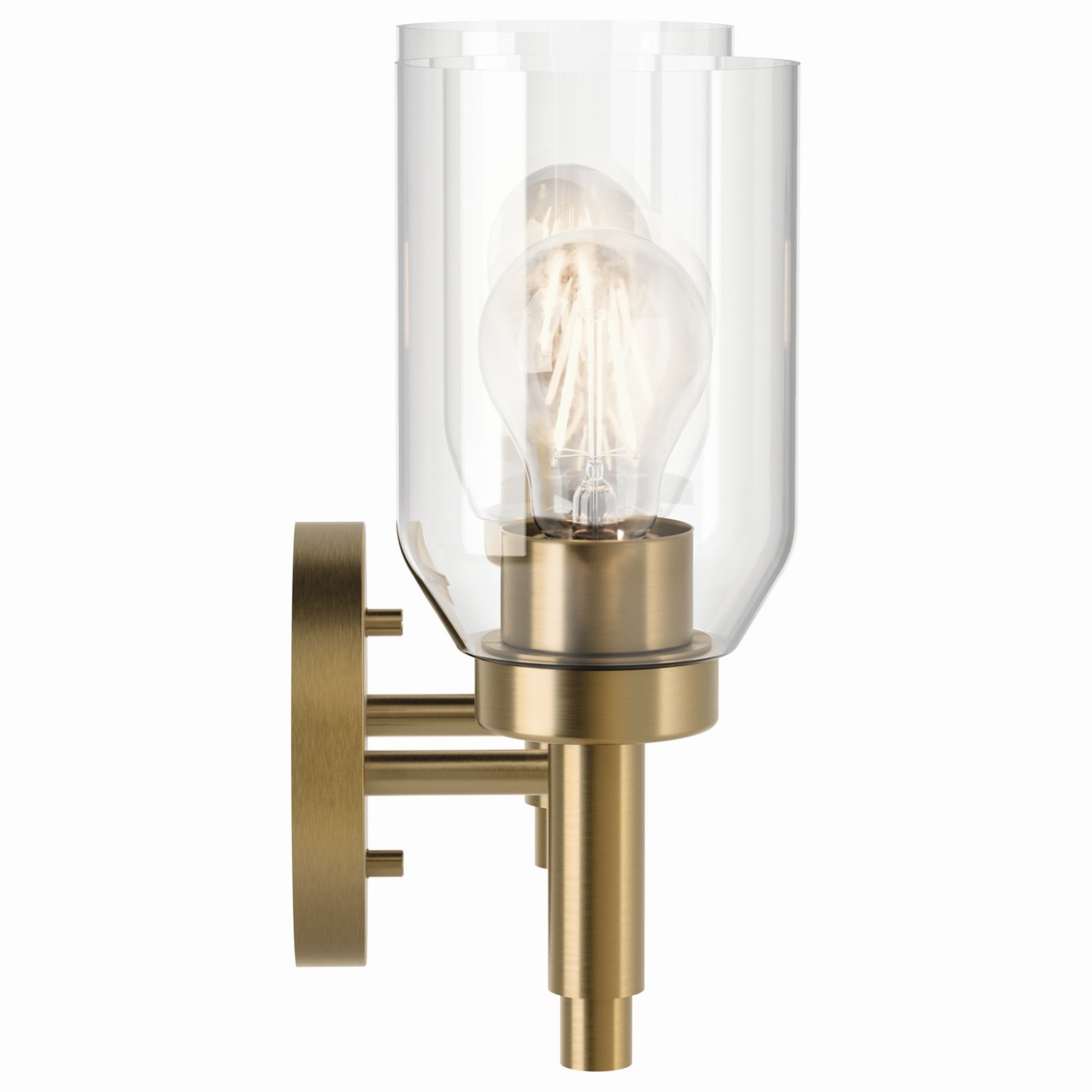 Madden 14" 2-Light Vanity Light, Champagne Bronze Finish - Bees Lighting