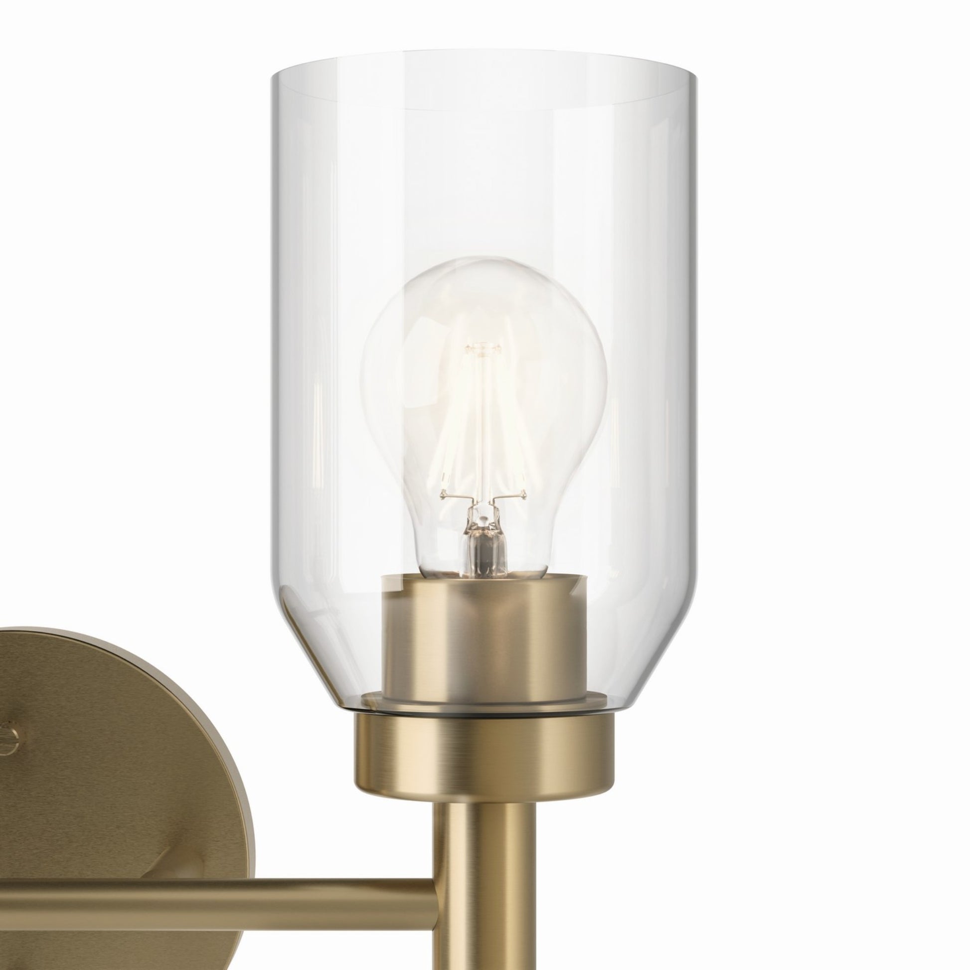 Madden 14" 2-Light Vanity Light, Champagne Bronze Finish - Bees Lighting