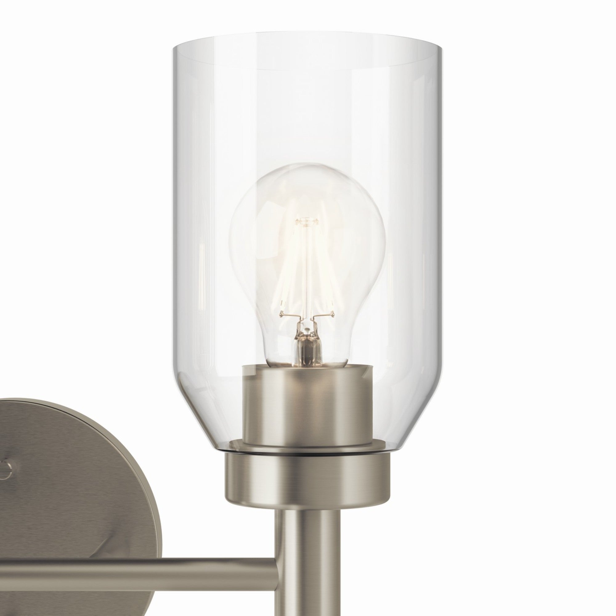 Madden 14" 2-Light Vanity Light, Brushed Nickel Finish - Bees Lighting
