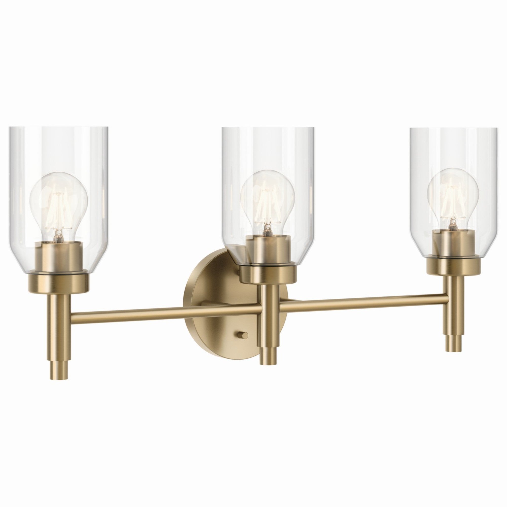 Madden 24" 3-Light Vanity Light, Champagne Bronze Finish - Bees Lighting