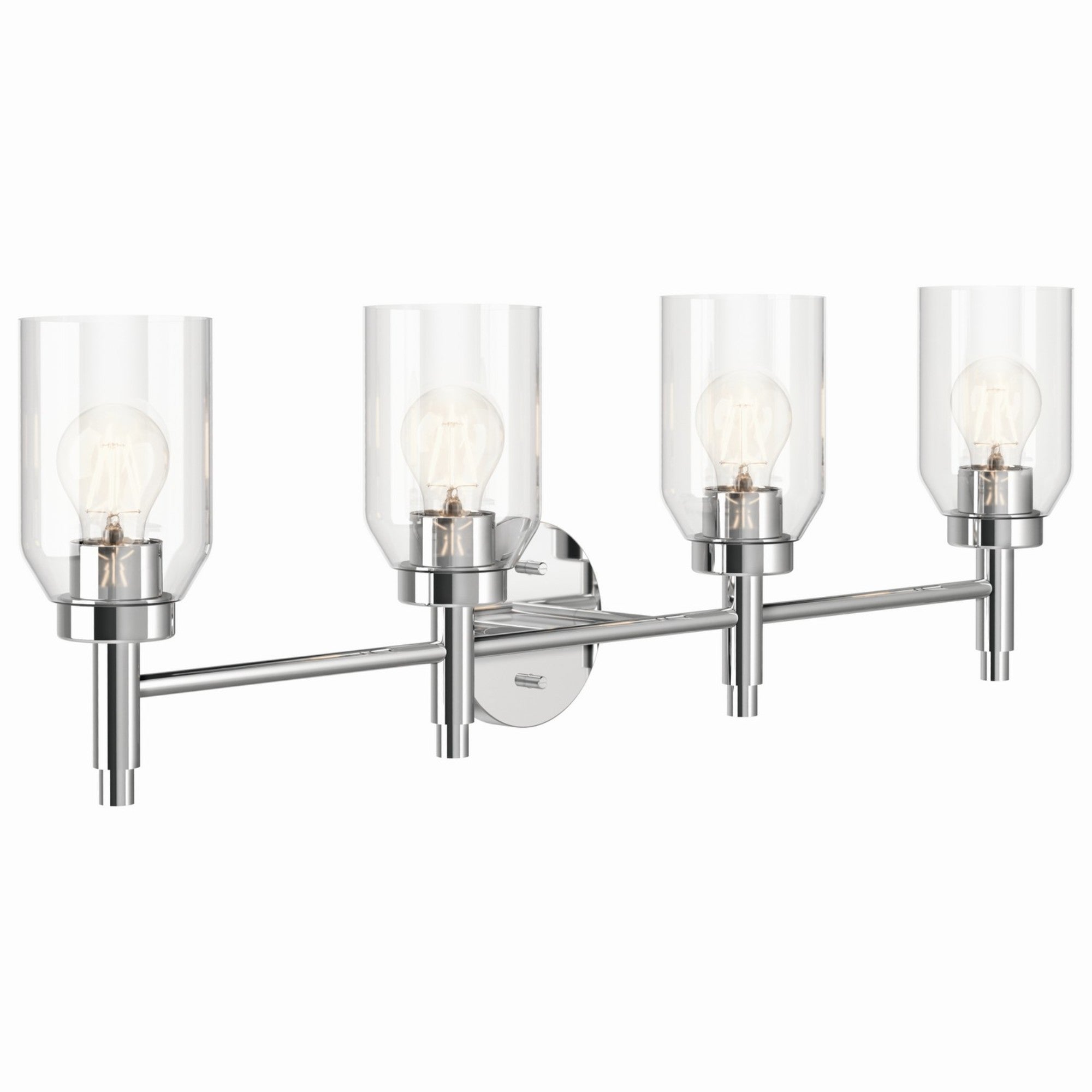 Madden 34" 4-Light Vanity Light, Chrome Finish - Bees Lighting