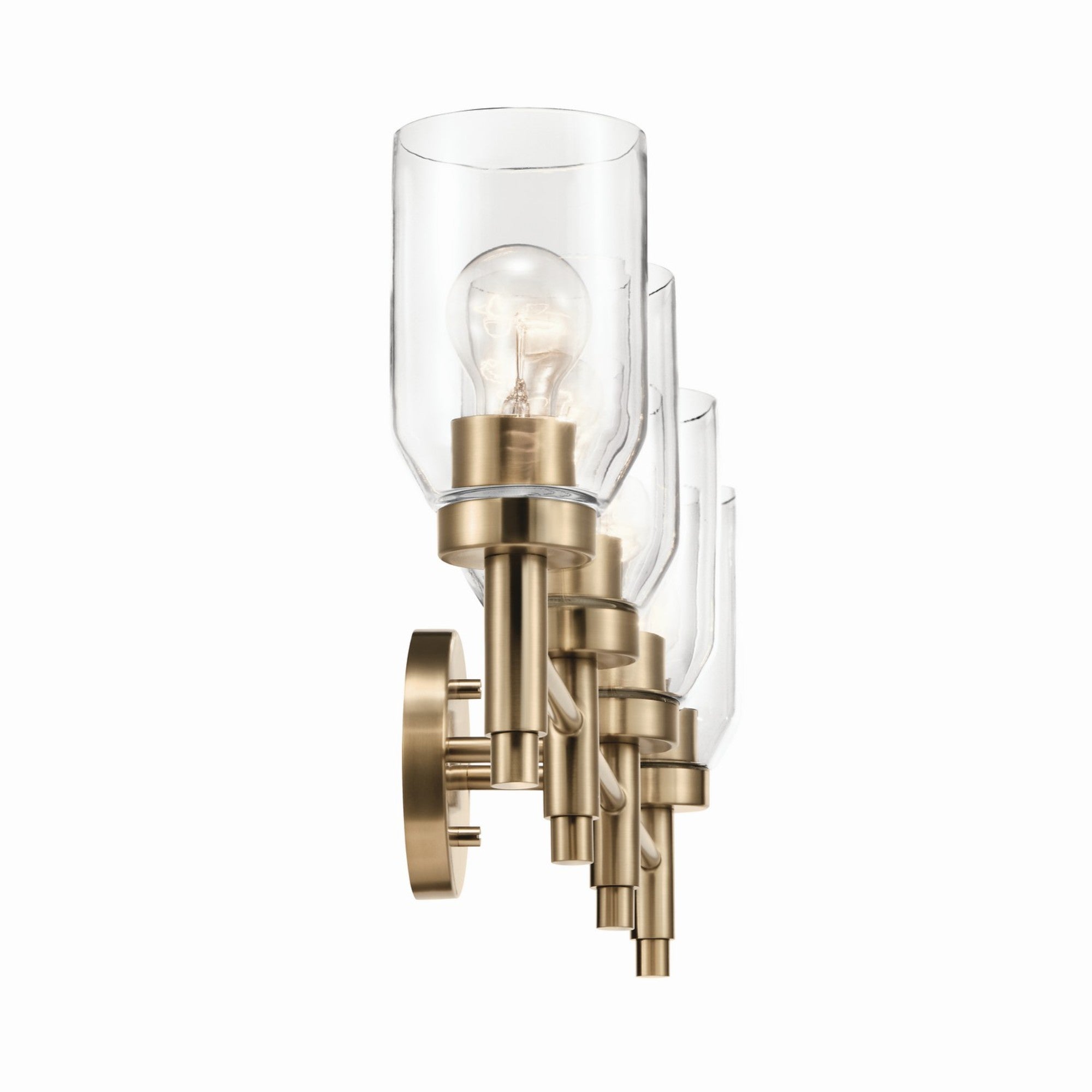 Madden 34" 4-Light Vanity Light, Champagne Bronze Finish - Bees Lighting