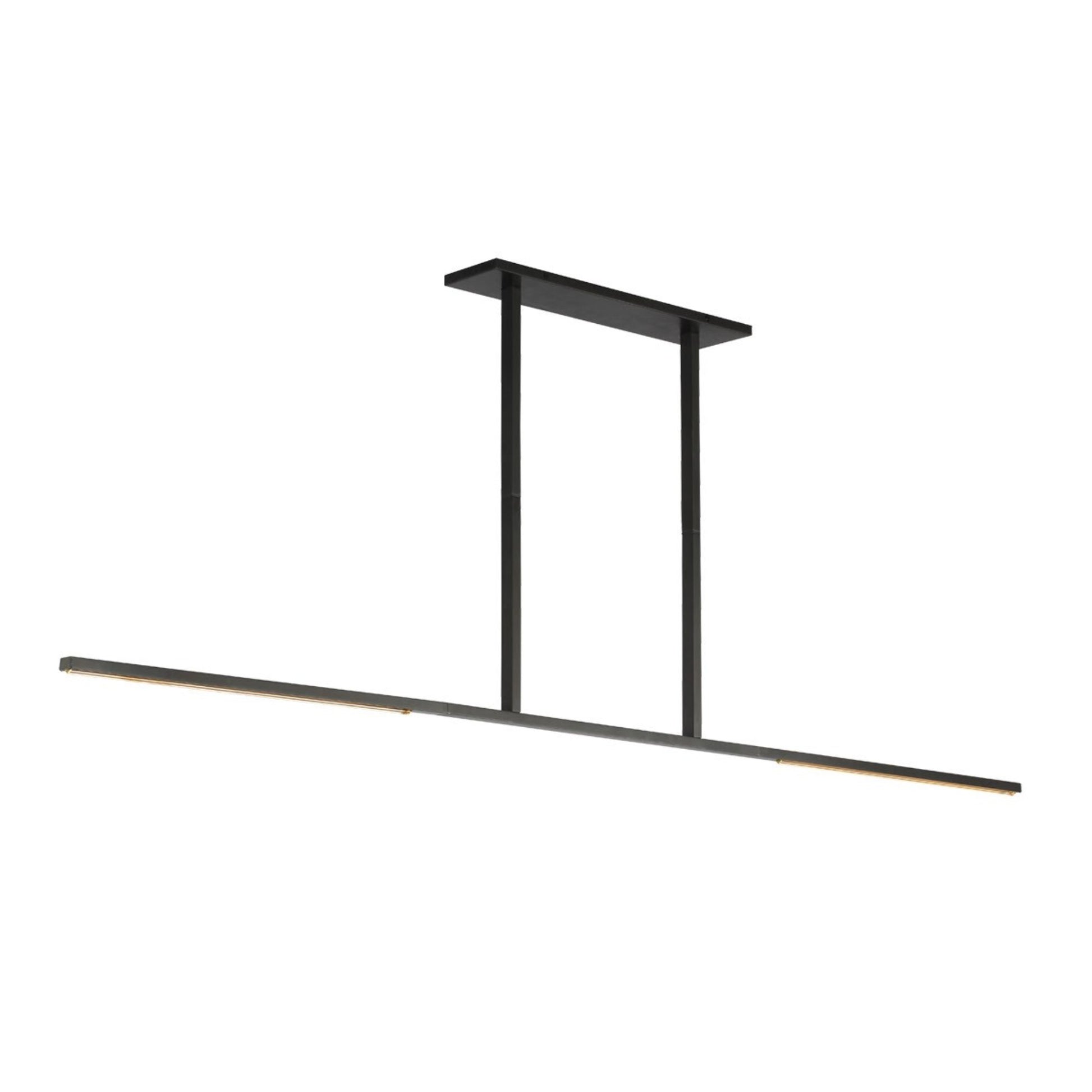 Cityscape 72" LED X-Large Linear Chandelier, 120-277V, Bronze Finish - Bees Lighting