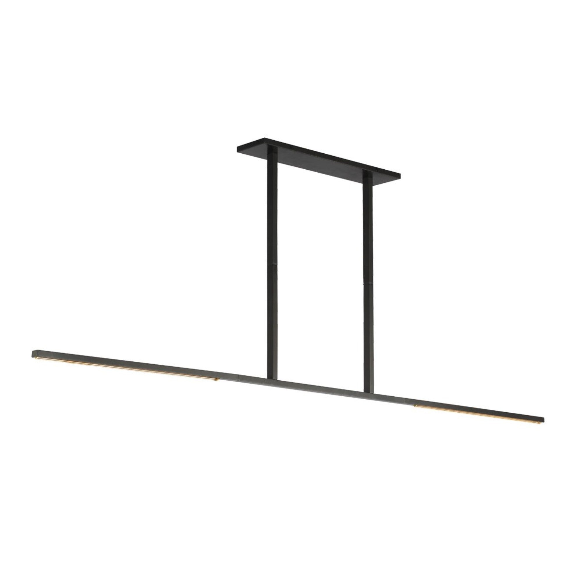 Cityscape 72" LED X-Large Linear Chandelier, 120-277V, Bronze Finish - Bees Lighting