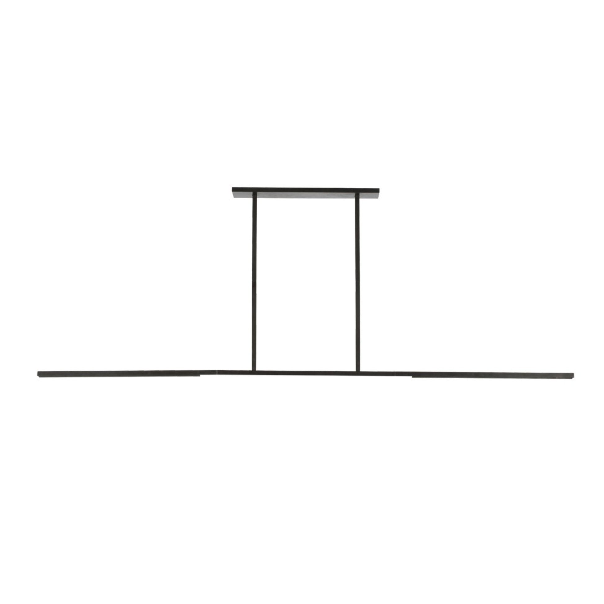 Cityscape 72" LED X-Large Linear Chandelier, 120-277V, Bronze Finish - Bees Lighting