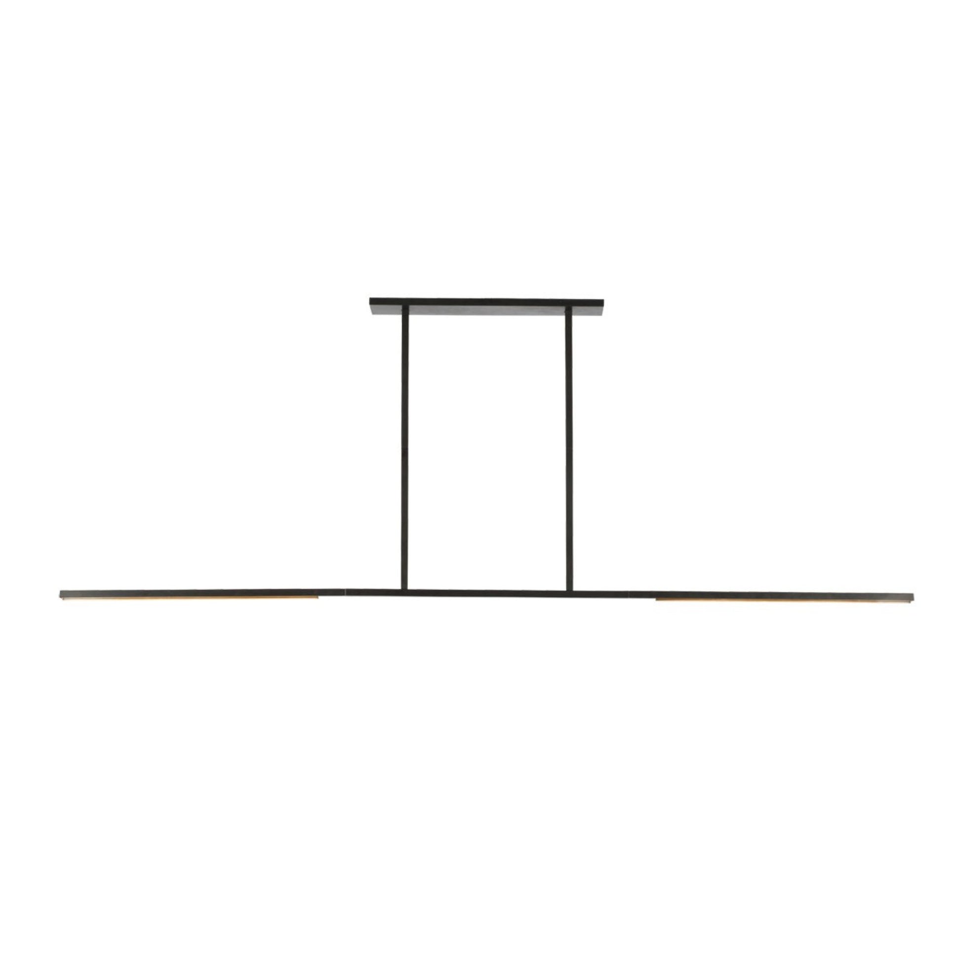 Cityscape 72" LED X-Large Linear Chandelier, 120-277V, Bronze Finish - Bees Lighting