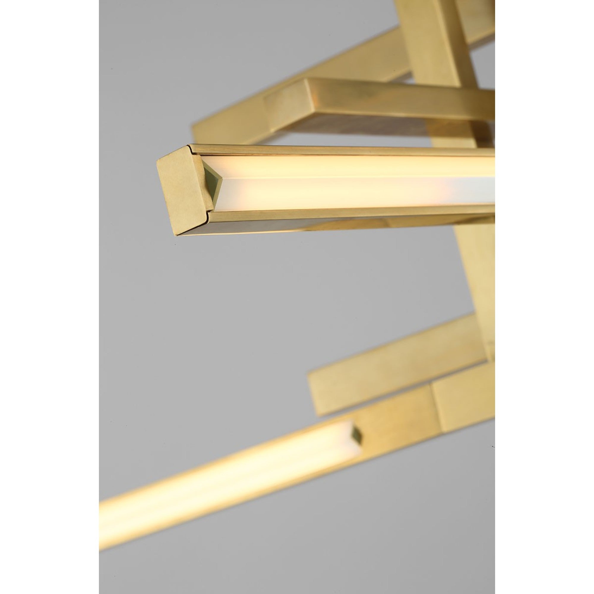 Cityscape 31" LED X-Large Pendant, 120-277V, Hand Rubbed Antique Brass Finish - Bees Lighting