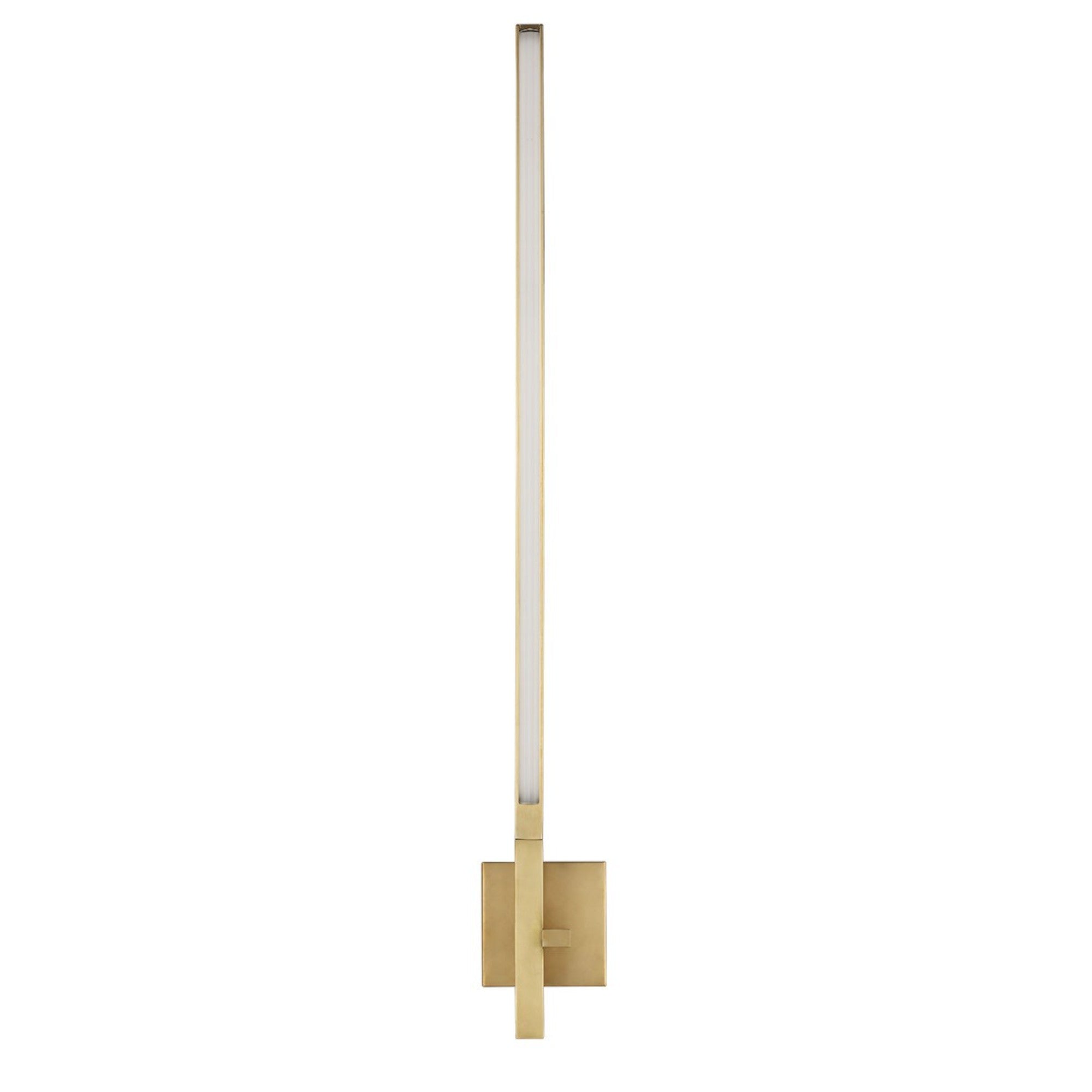 Cityscape 36" LED X-Large Wall Sconce, 120-277V, Hand Rubbed Antique Brass Finish - Bees Lighting