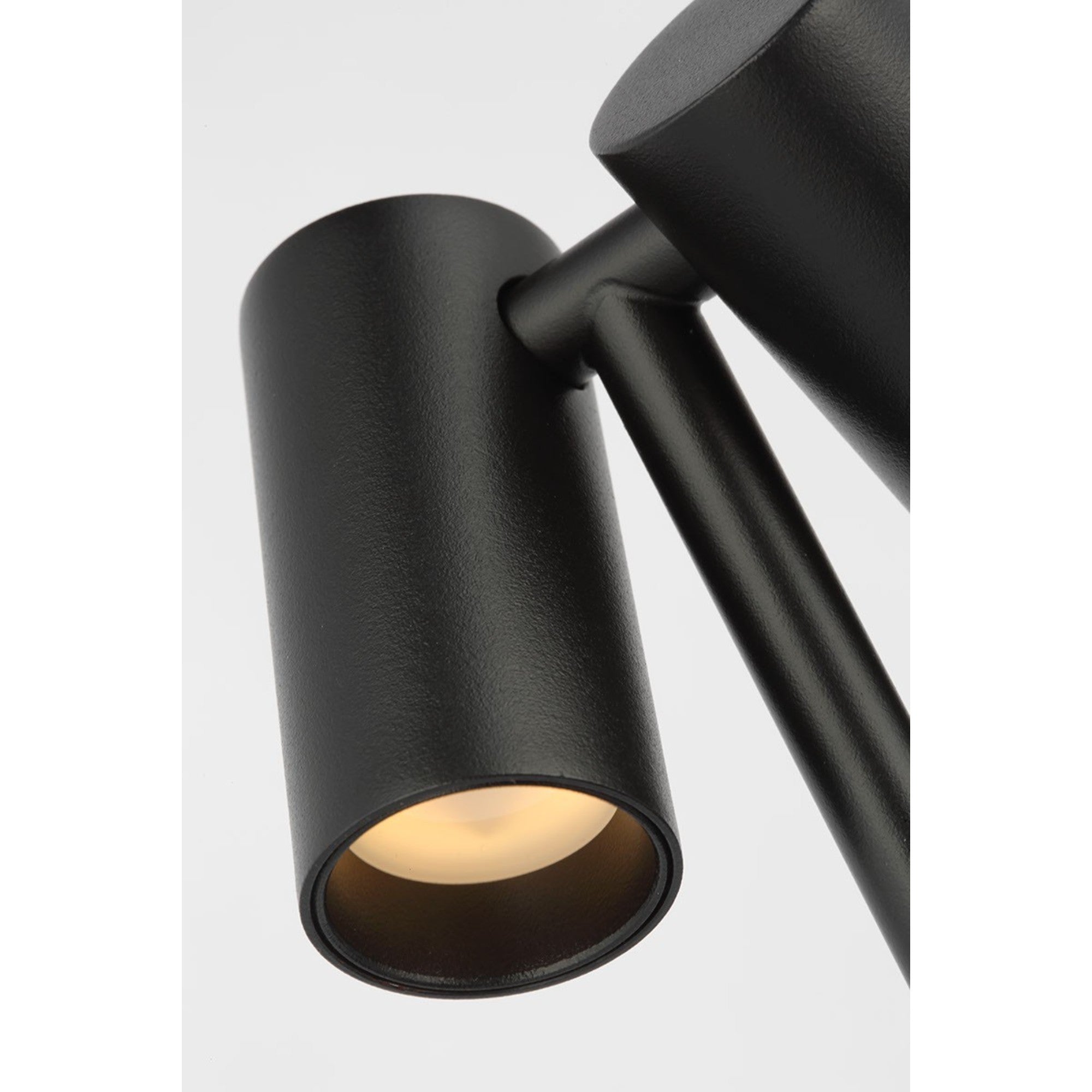 Doppia Short Accent Rechargeable Table Lamp, 120-240V, Black Finish - Bees Lighting