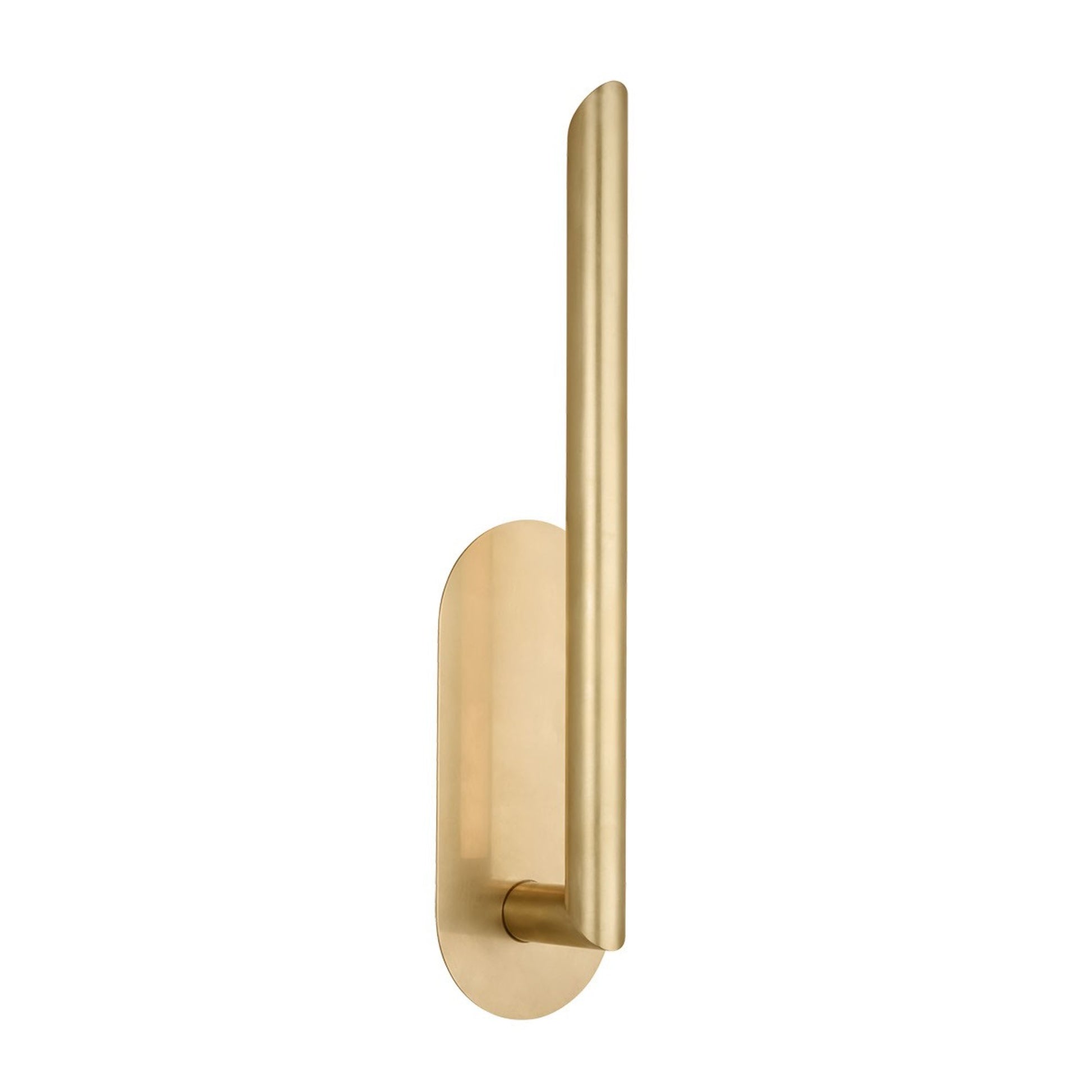 Fielle 21" LED Medium Wall Sconce, 120-277V, Hand Rubbed Antique Brass Finish - Bees Lighting
