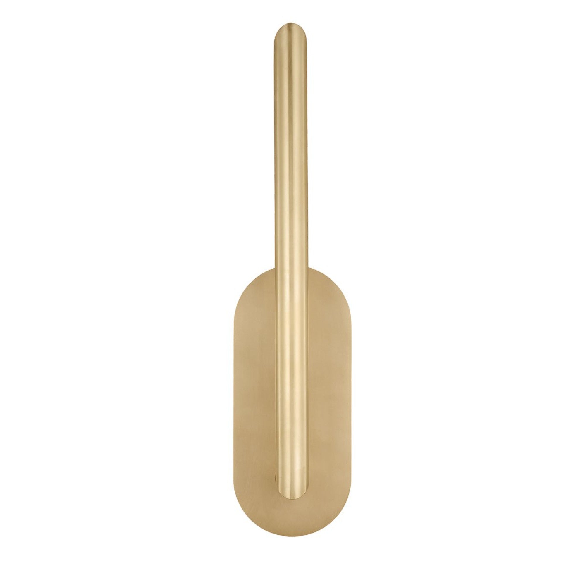 Fielle 21" LED Medium Wall Sconce, 120-277V, Hand Rubbed Antique Brass Finish - Bees Lighting
