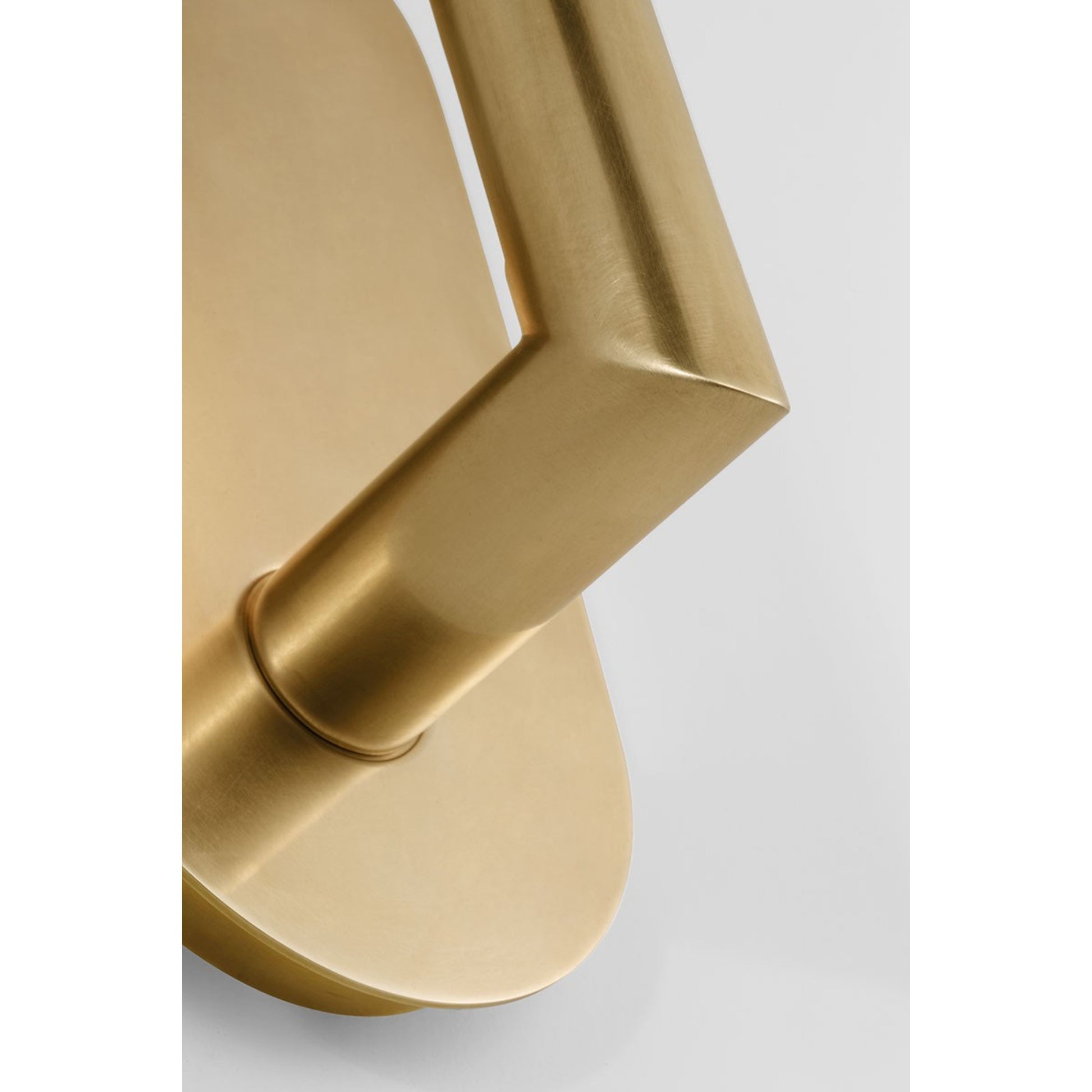 Fielle 8" LED Small Wall Sconce, 120-277V, Hand Rubbed Antique Brass Finish - Bees Lighting