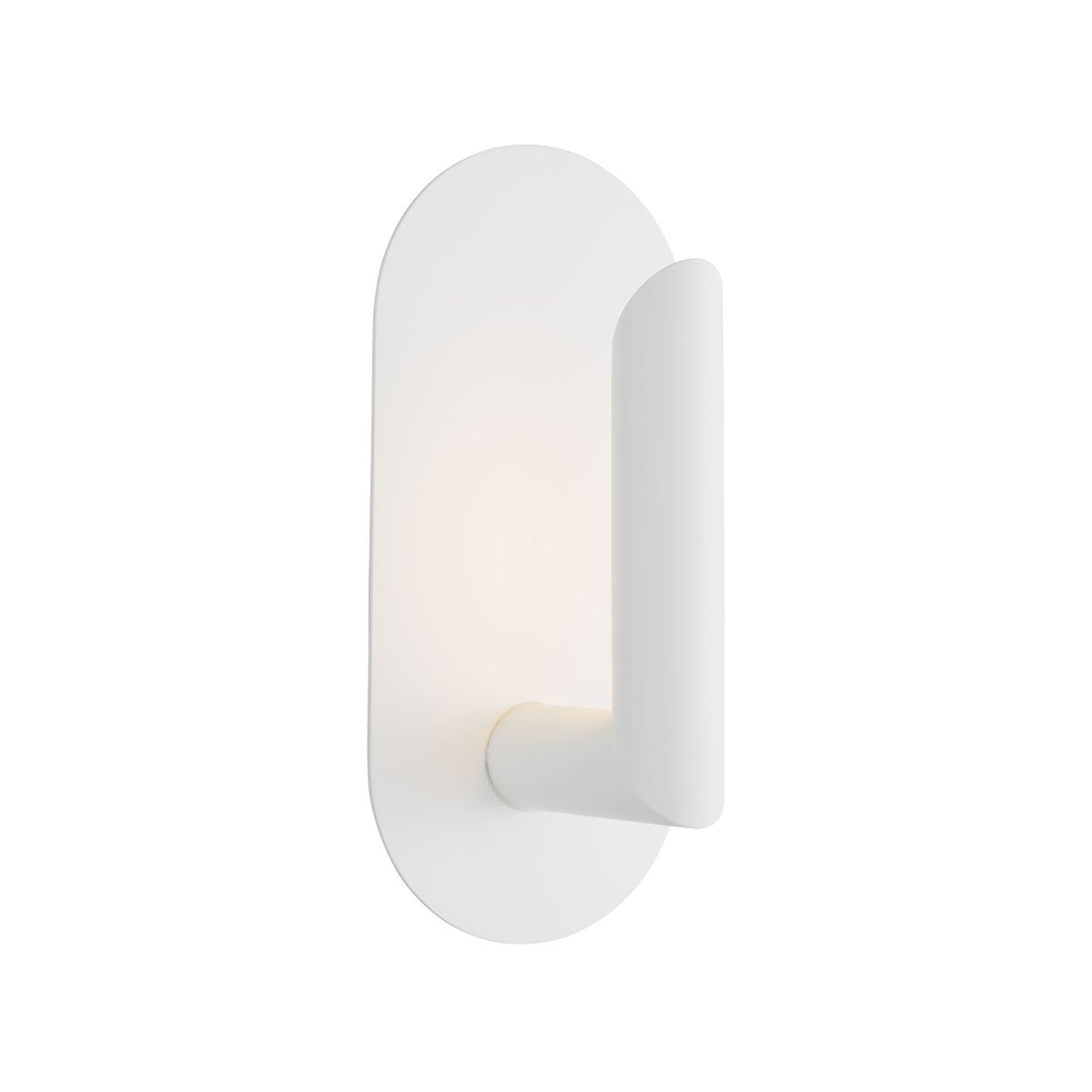 Fielle 8" LED Small Wall Sconce, 120-277V, Soft White Finish - Bees Lighting
