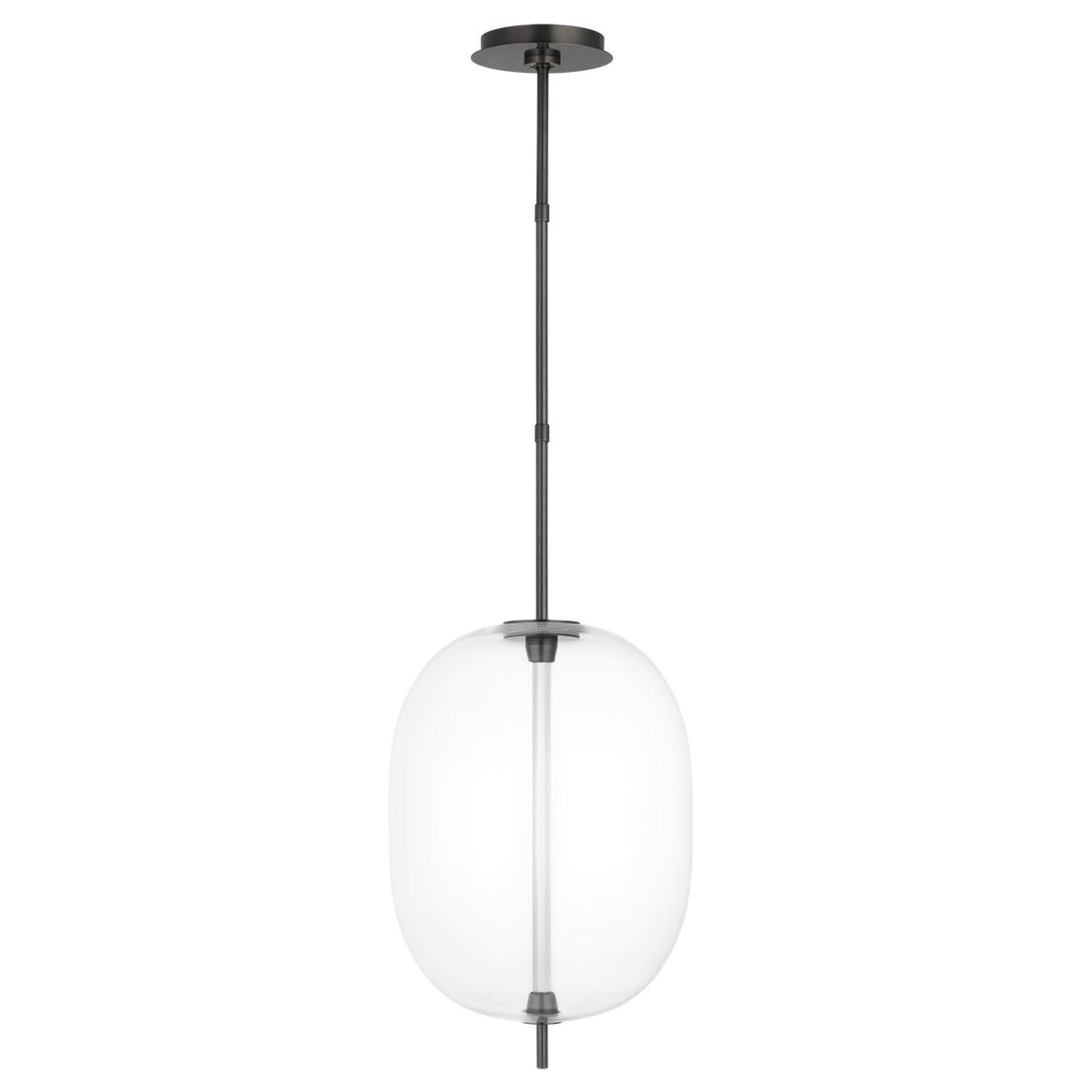 Heian 19" LED Pendant, 120-277V, Bronze Finish - Bees Lighting