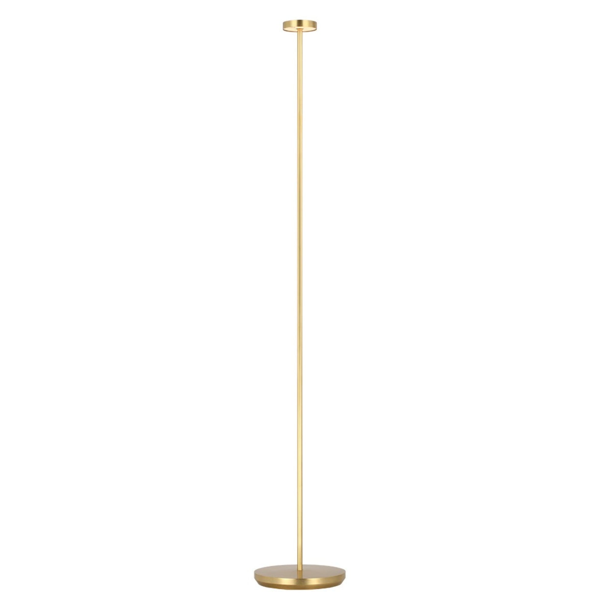 Moneta Medium Rechargeable Floor Lamp, Hand Rubbed Antique Brass Finish - Bees Lighting