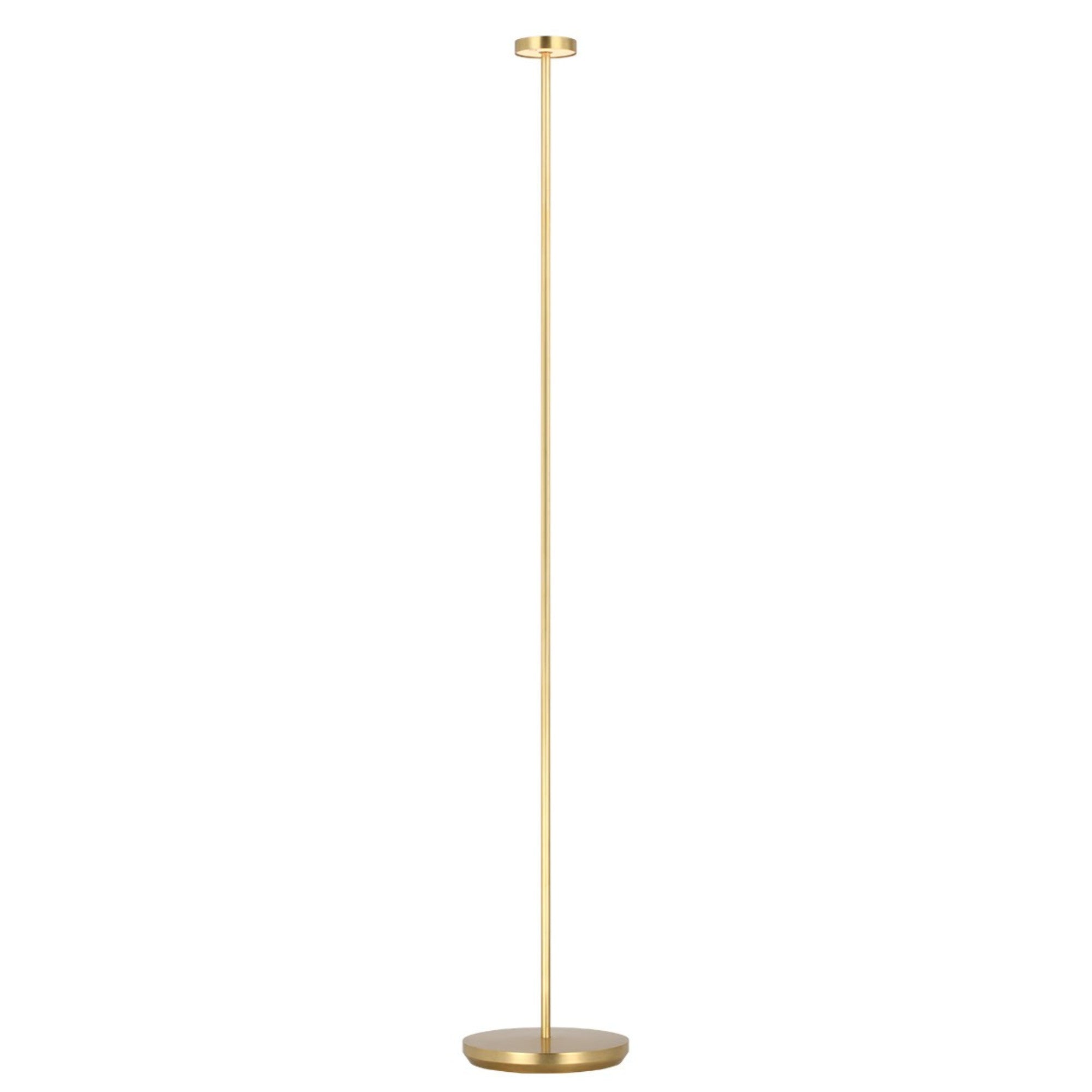 Moneta Medium Rechargeable Floor Lamp, Hand Rubbed Antique Brass Finish - Bees Lighting