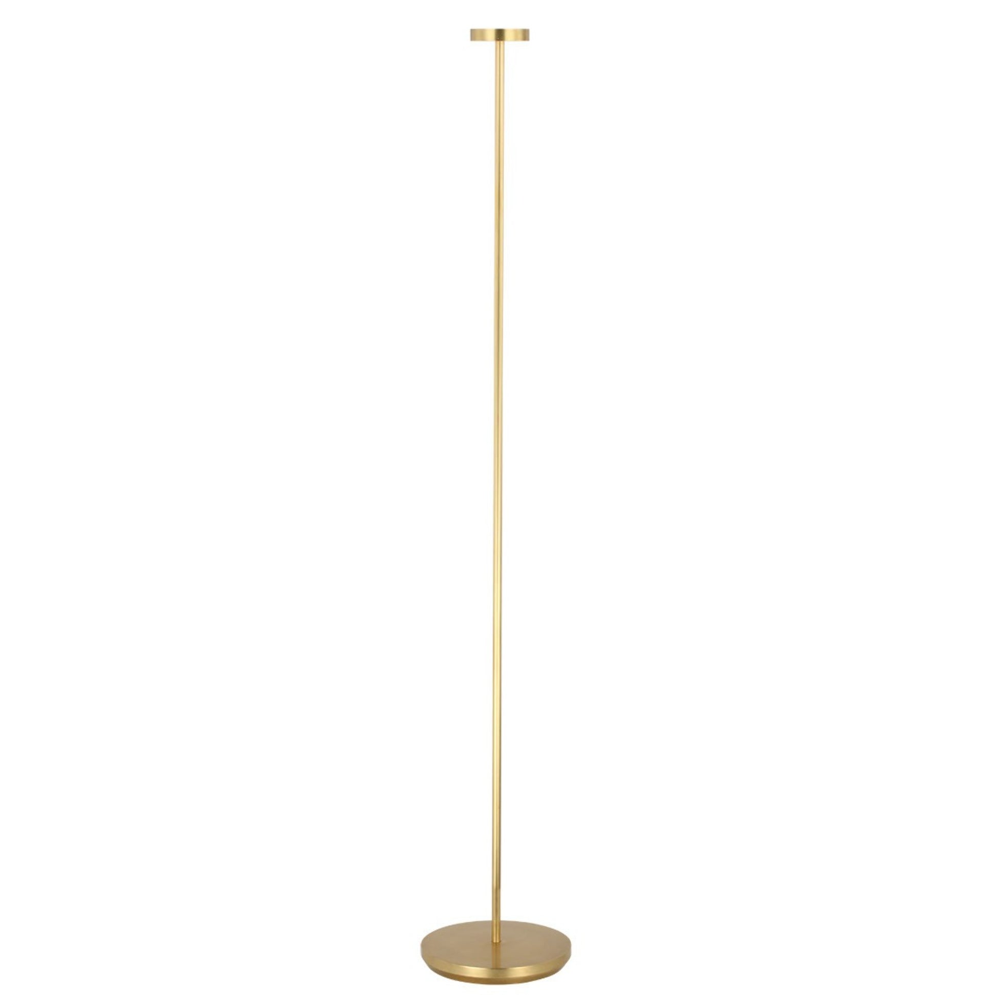 Moneta Medium Rechargeable Floor Lamp, Hand Rubbed Antique Brass Finish - Bees Lighting