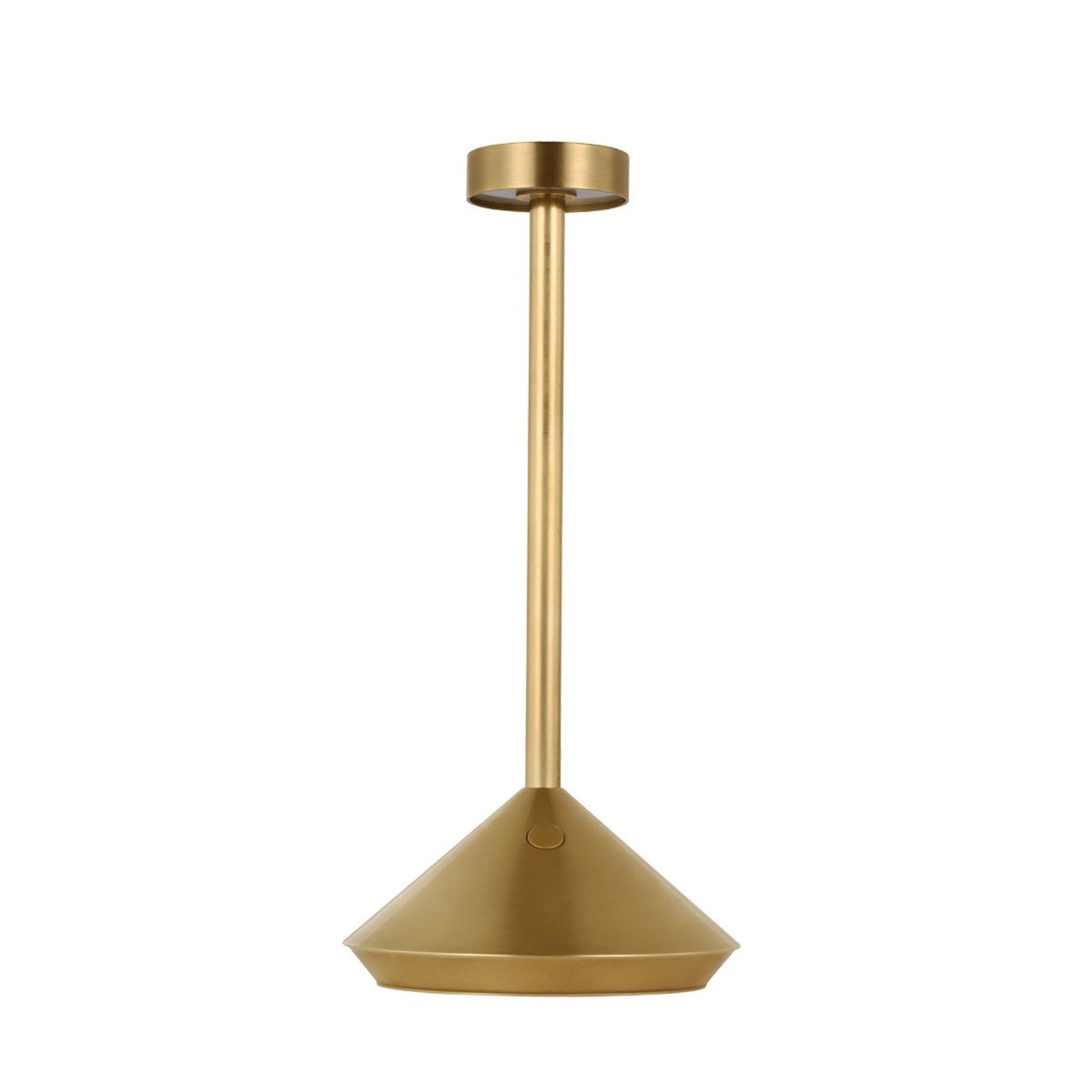 Moneta Short Accent Rechargeable Table Lamp, Hand Rubbed Antique Brass Finish - Bees Lighting