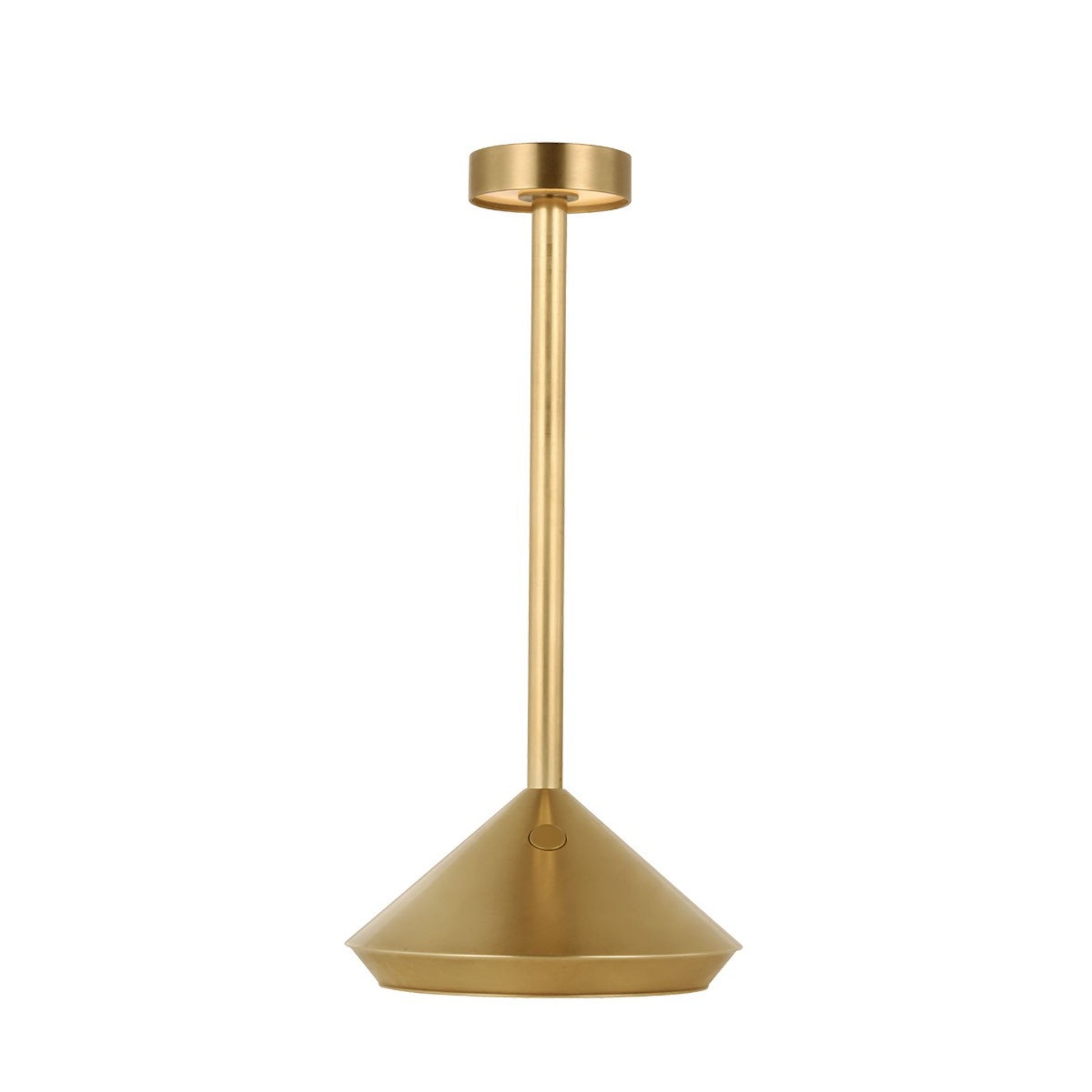 Moneta Short Accent Rechargeable Table Lamp, Hand Rubbed Antique Brass Finish - Bees Lighting