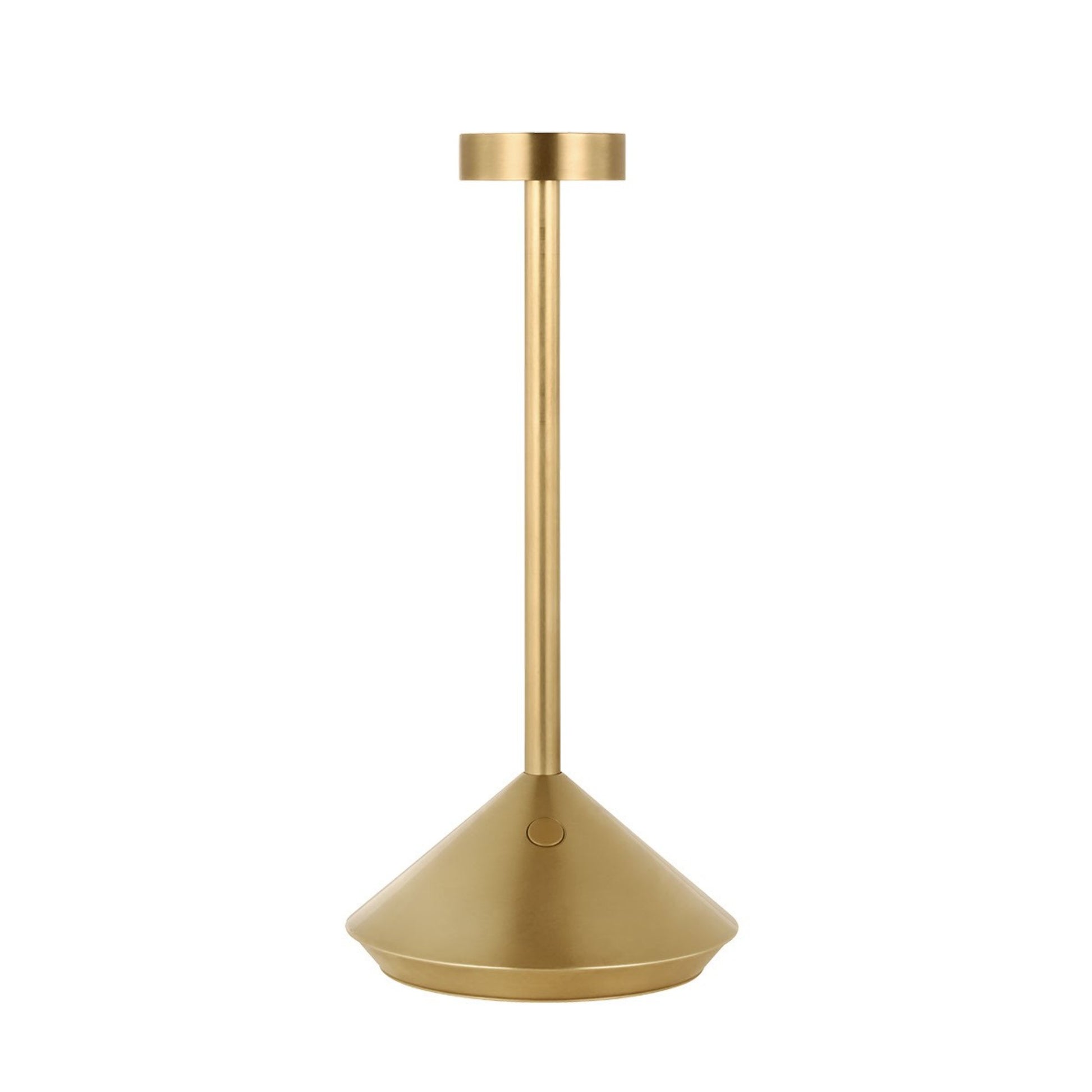 Moneta Short Accent Rechargeable Table Lamp, Hand Rubbed Antique Brass Finish - Bees Lighting