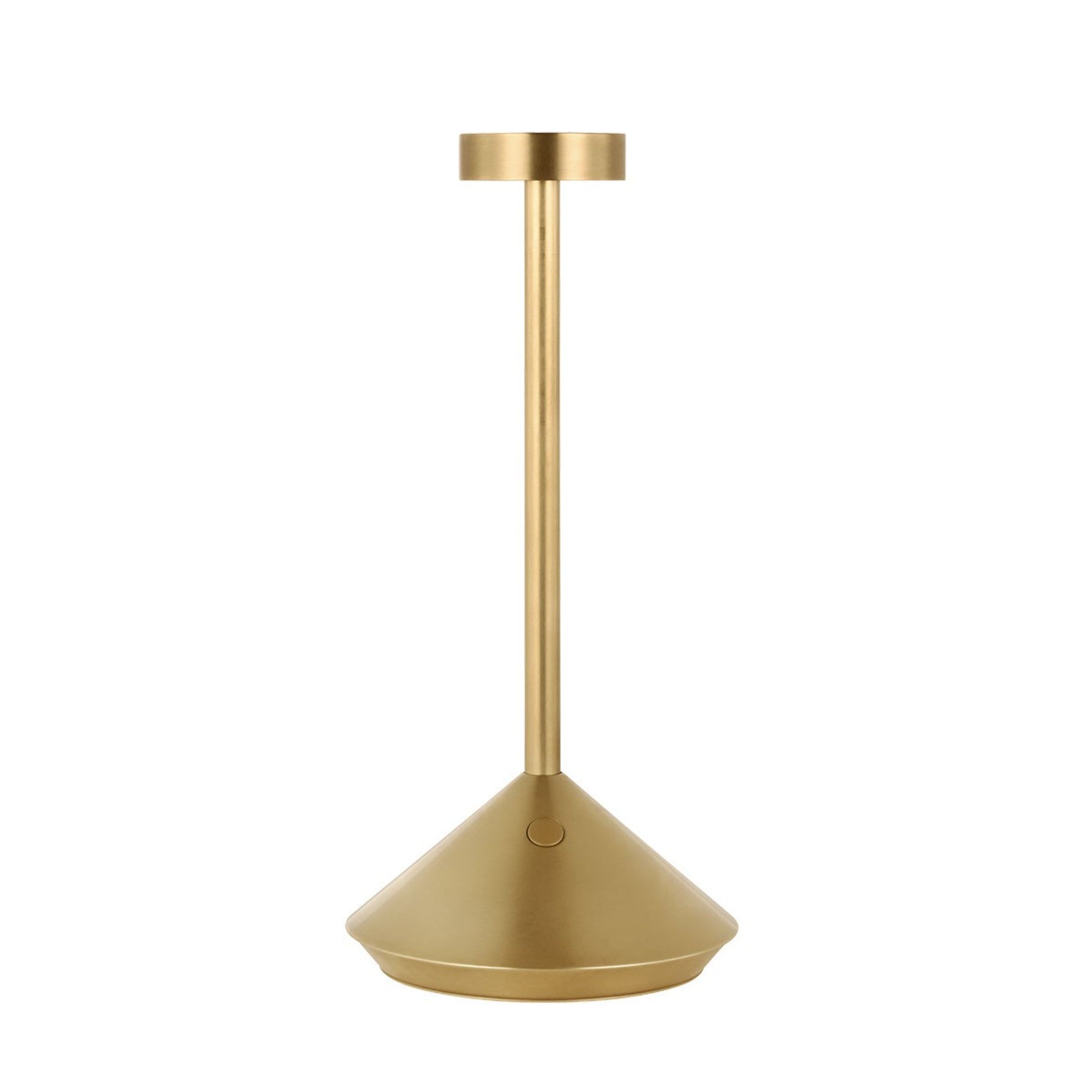 Moneta Short Accent Rechargeable Table Lamp, Hand Rubbed Antique Brass Finish - Bees Lighting