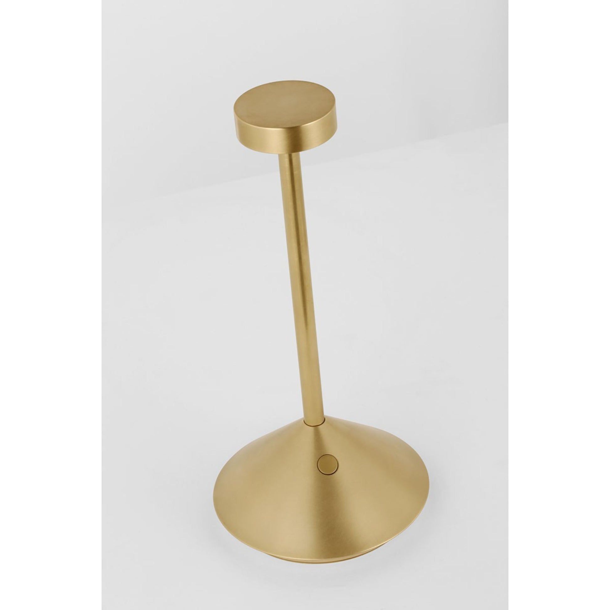 Moneta Short Accent Rechargeable Table Lamp, Hand Rubbed Antique Brass Finish - Bees Lighting