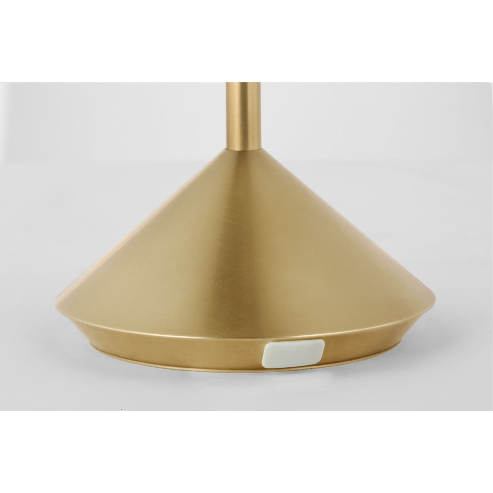 Moneta Short Accent Rechargeable Table Lamp, Hand Rubbed Antique Brass Finish - Bees Lighting