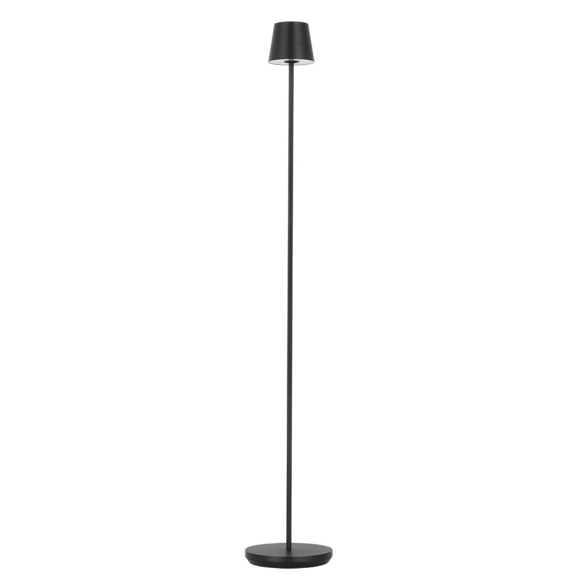 Nevis Rechargeable Floor Lamp, Black Finish - Bees Lighting