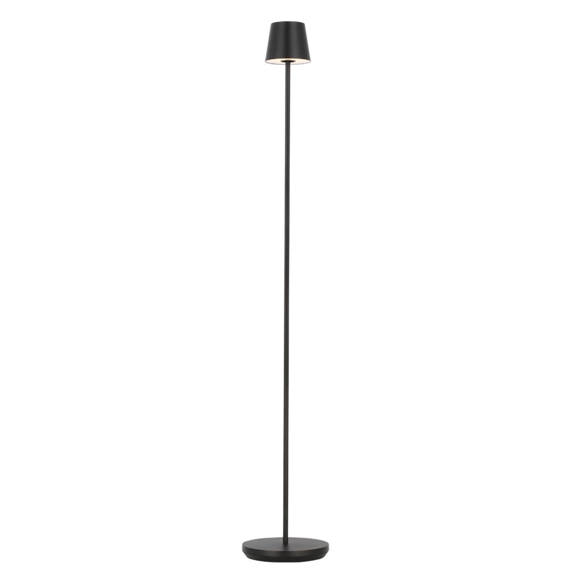 Nevis Rechargeable Floor Lamp, Black Finish - Bees Lighting