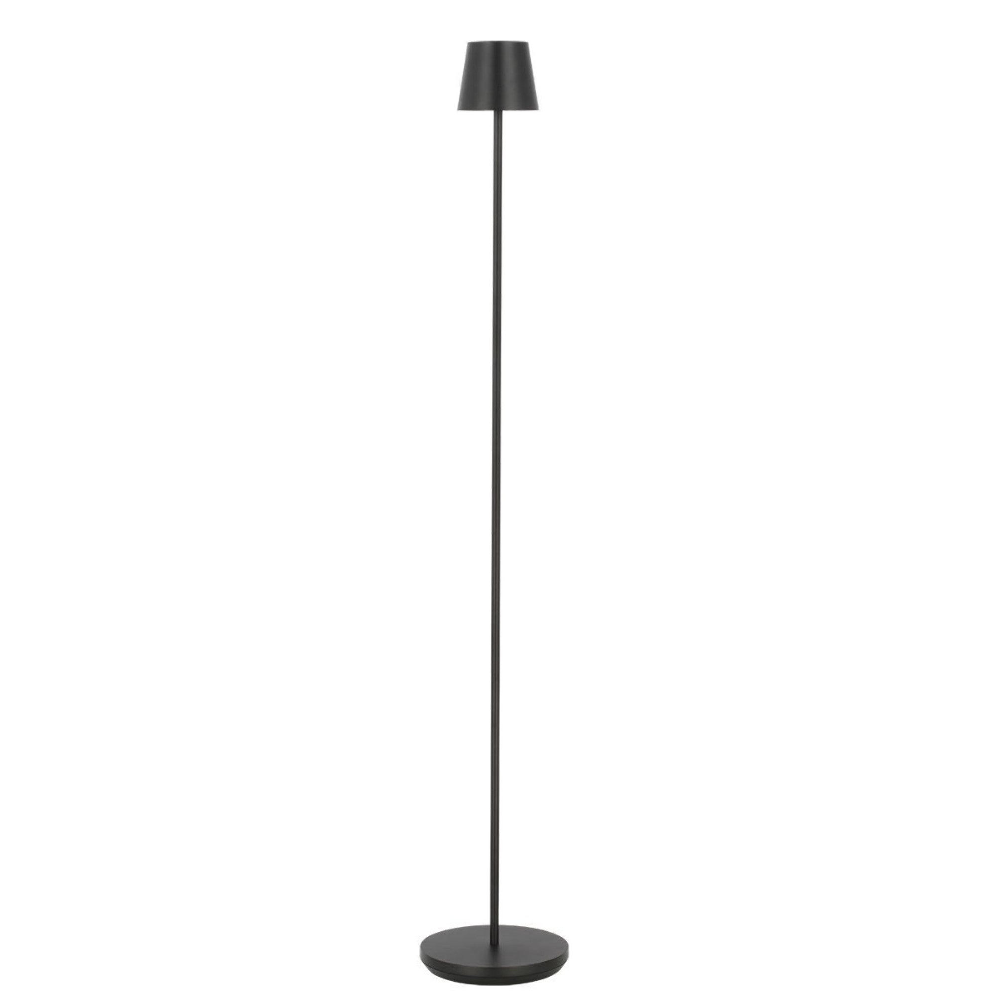 Nevis Rechargeable Floor Lamp, Black Finish - Bees Lighting