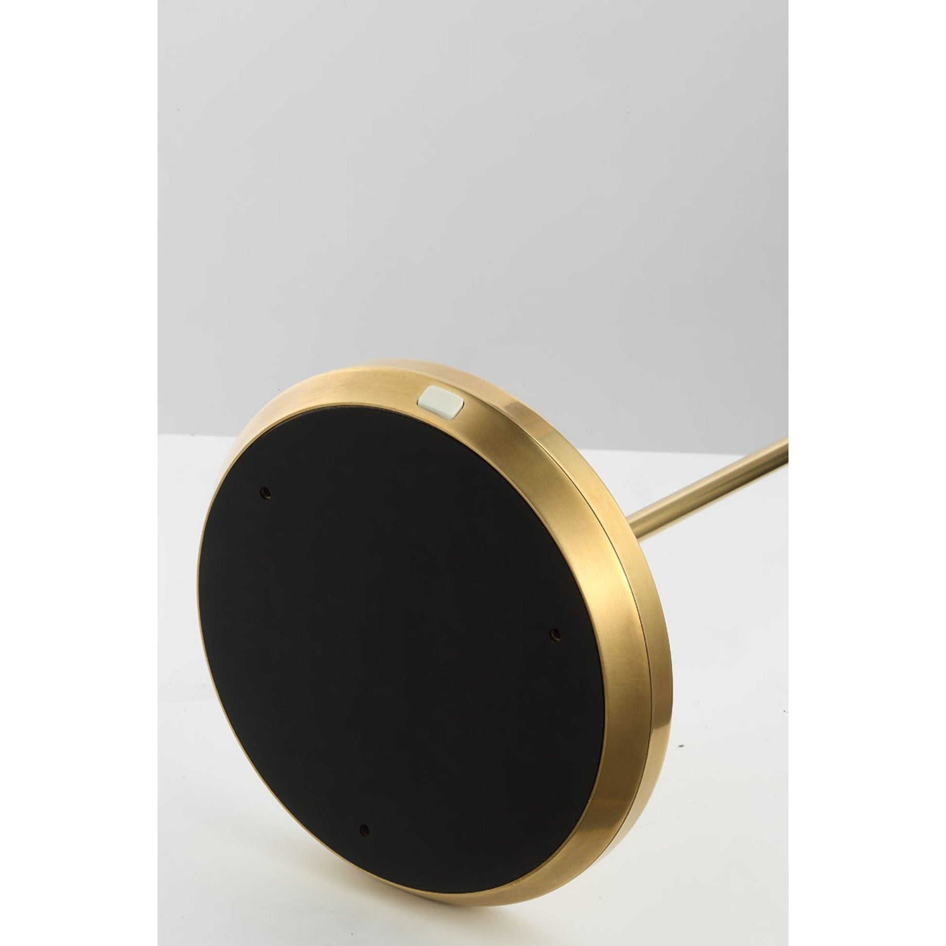 Nevis Rechargeable Floor Lamp, Hand Rubbed Antique Brass Finish - Bees Lighting