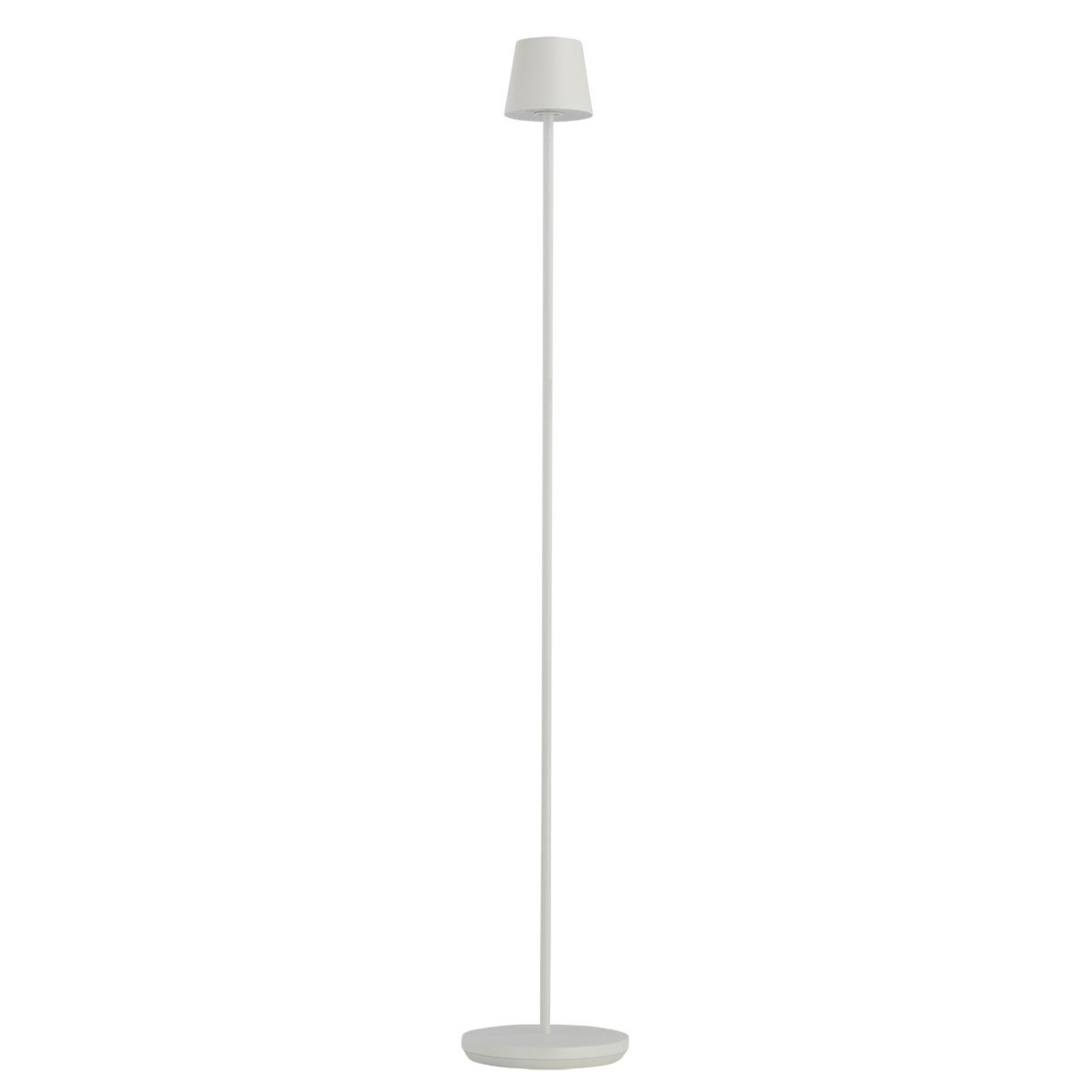 Nevis Rechargeable Floor Lamp, Matte White Finish - Bees Lighting