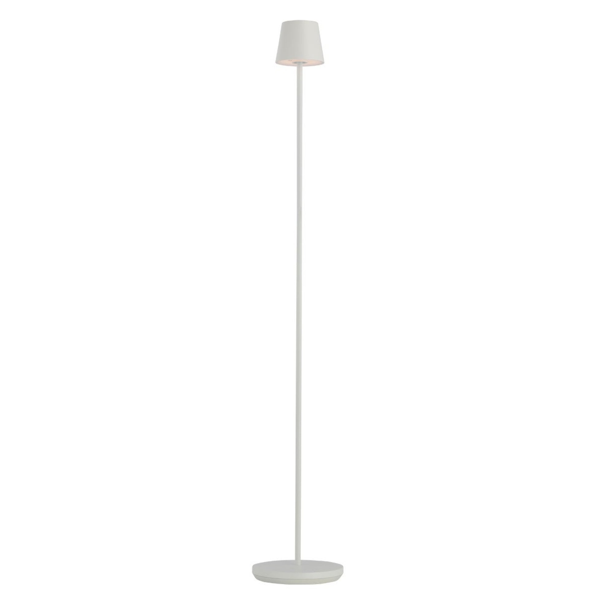 Nevis Rechargeable Floor Lamp, Matte White Finish - Bees Lighting