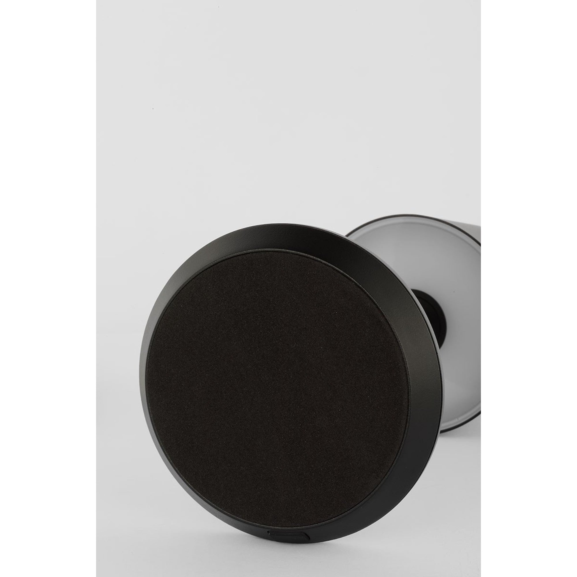 Nevis Short Accent Rechargeable Table Lamp, Black Finish - Bees Lighting