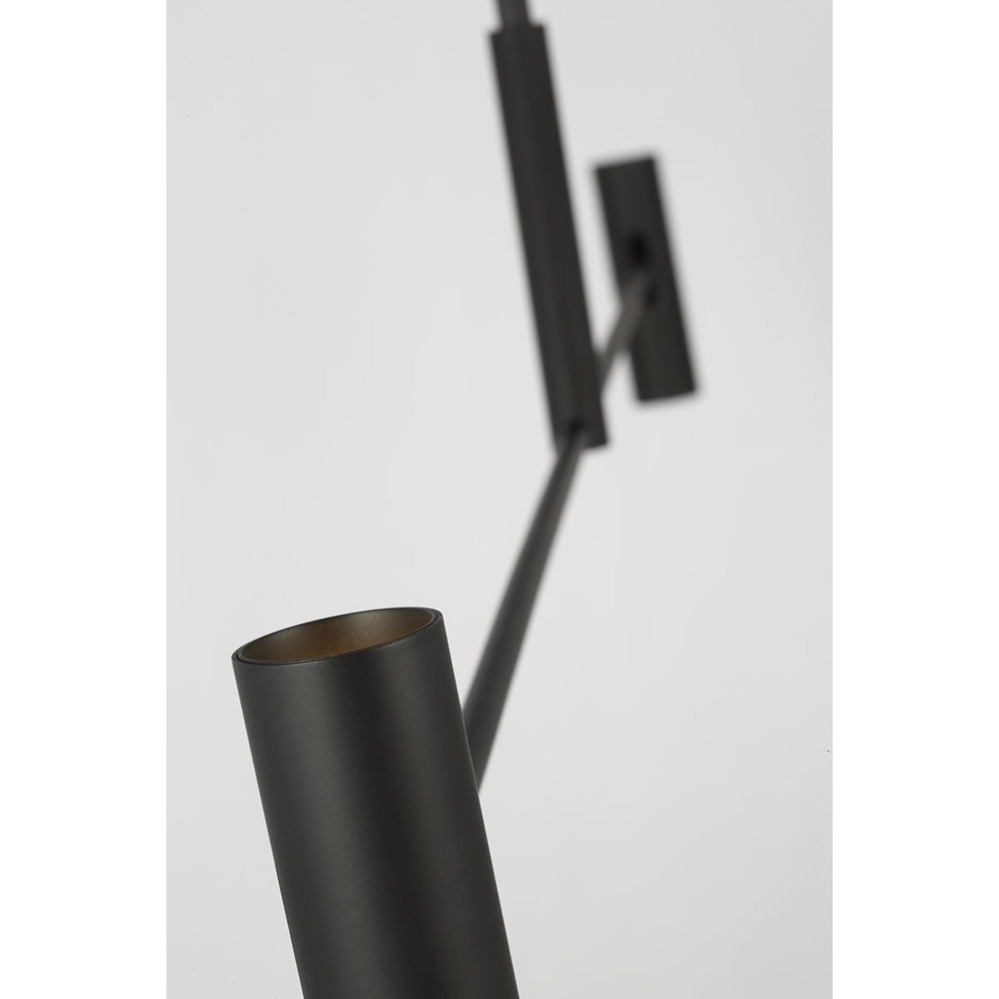 Ponte 50" LED Large Linear Chandelier, 120-277VV, Nightshade Black Finish - Bees Lighting