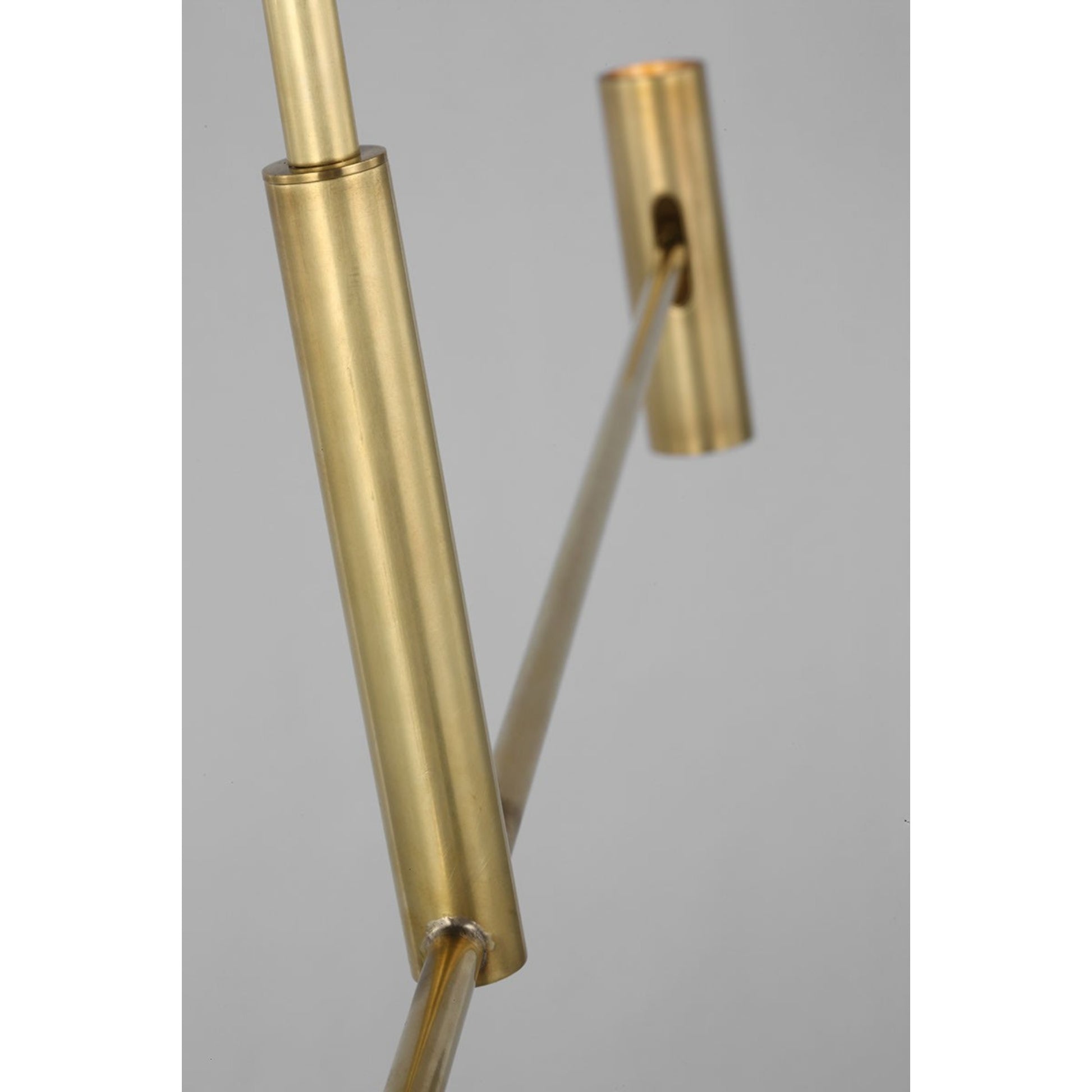 Ponte 50" LED Large Linear Chandelier, 120-277VV, Hand Rubbed Antique Brass Finish - Bees Lighting