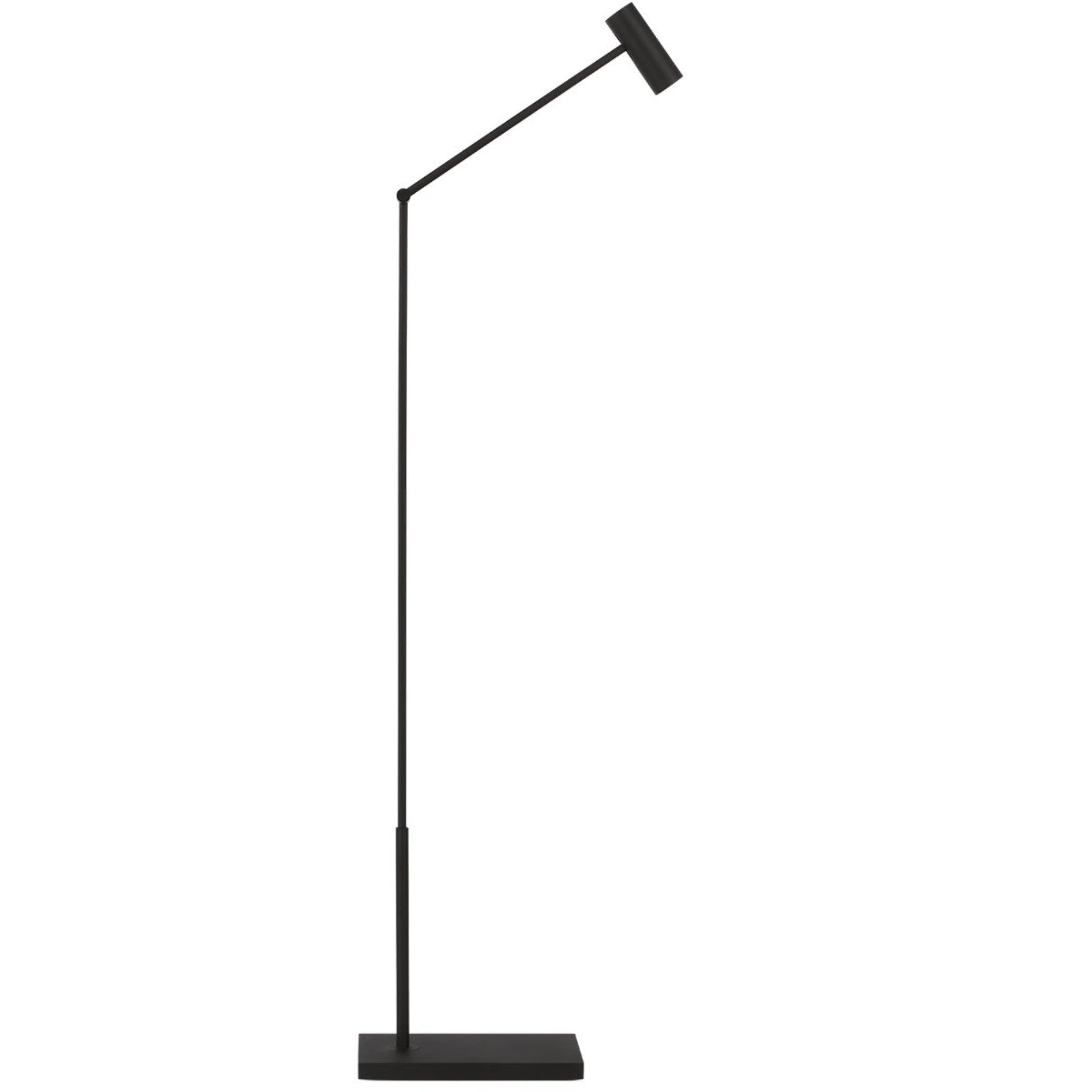 Ponte LED Small Floor Lamp, 120-240V, Nightshade Black Finish - Bees Lighting