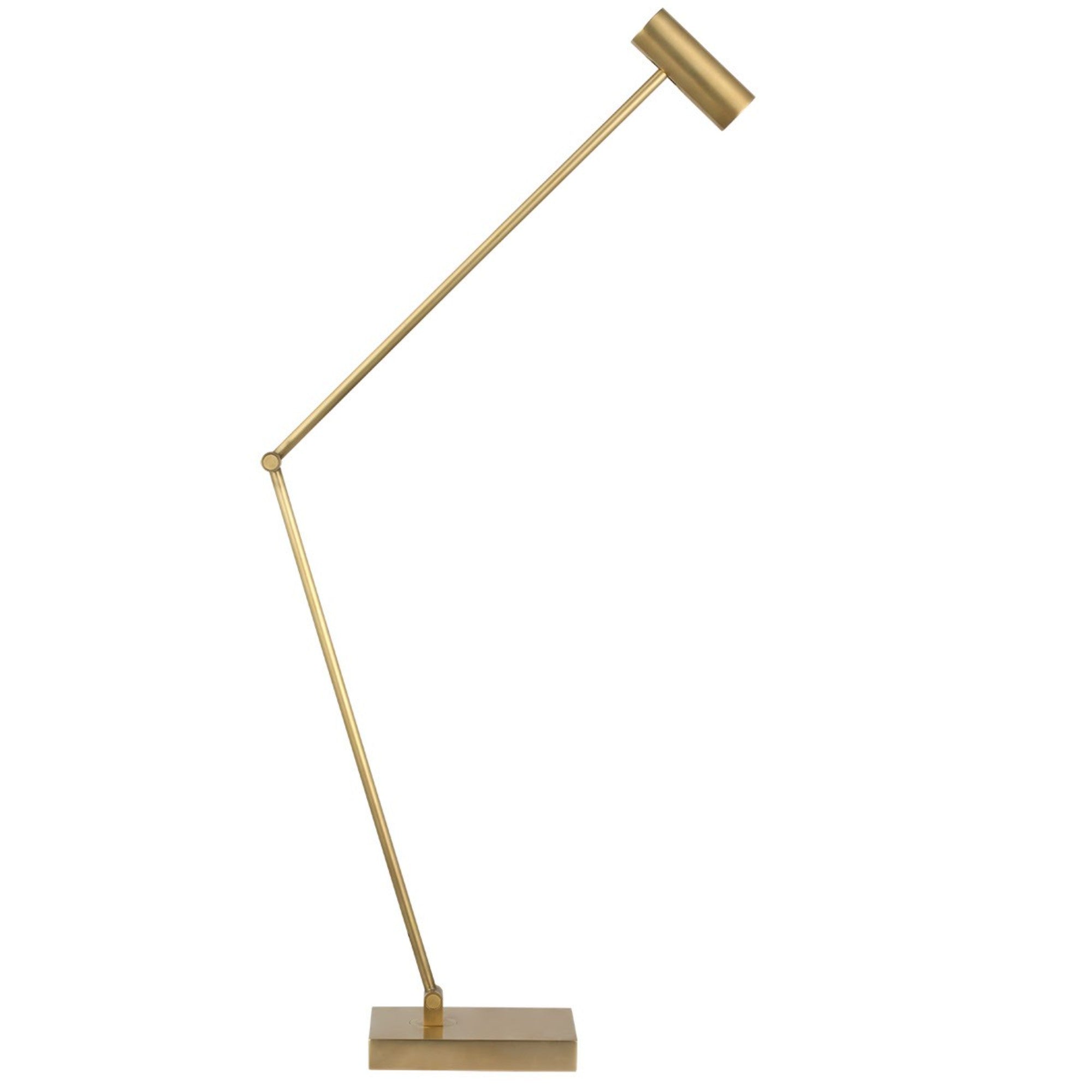 Ponte LED X-Large Table Lamp, 120-240V, Hand Rubbed Antique Brass Finish - Bees Lighting