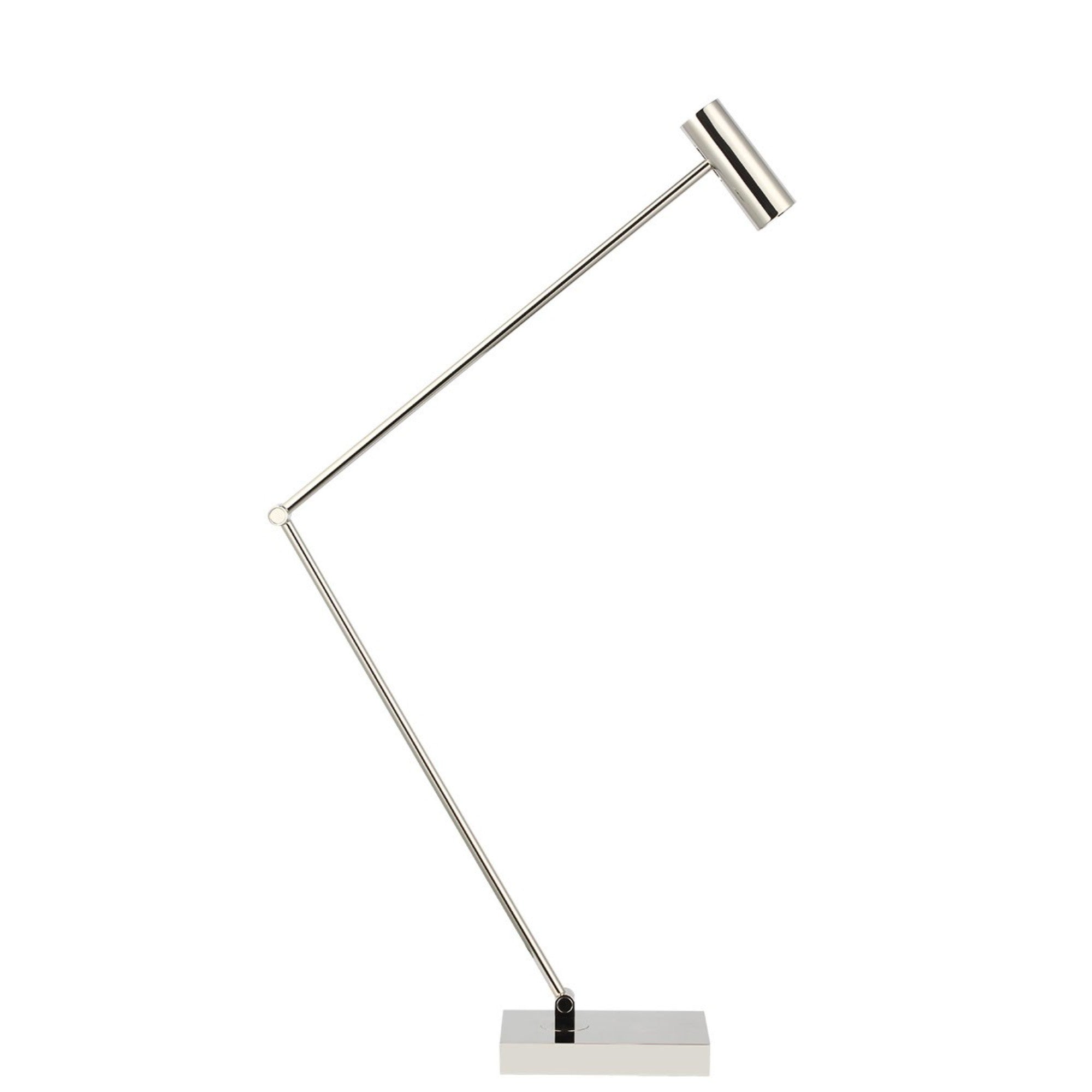 Ponte LED X-Large Table Lamp, 120-240V, Polished Nickel Finish - Bees Lighting