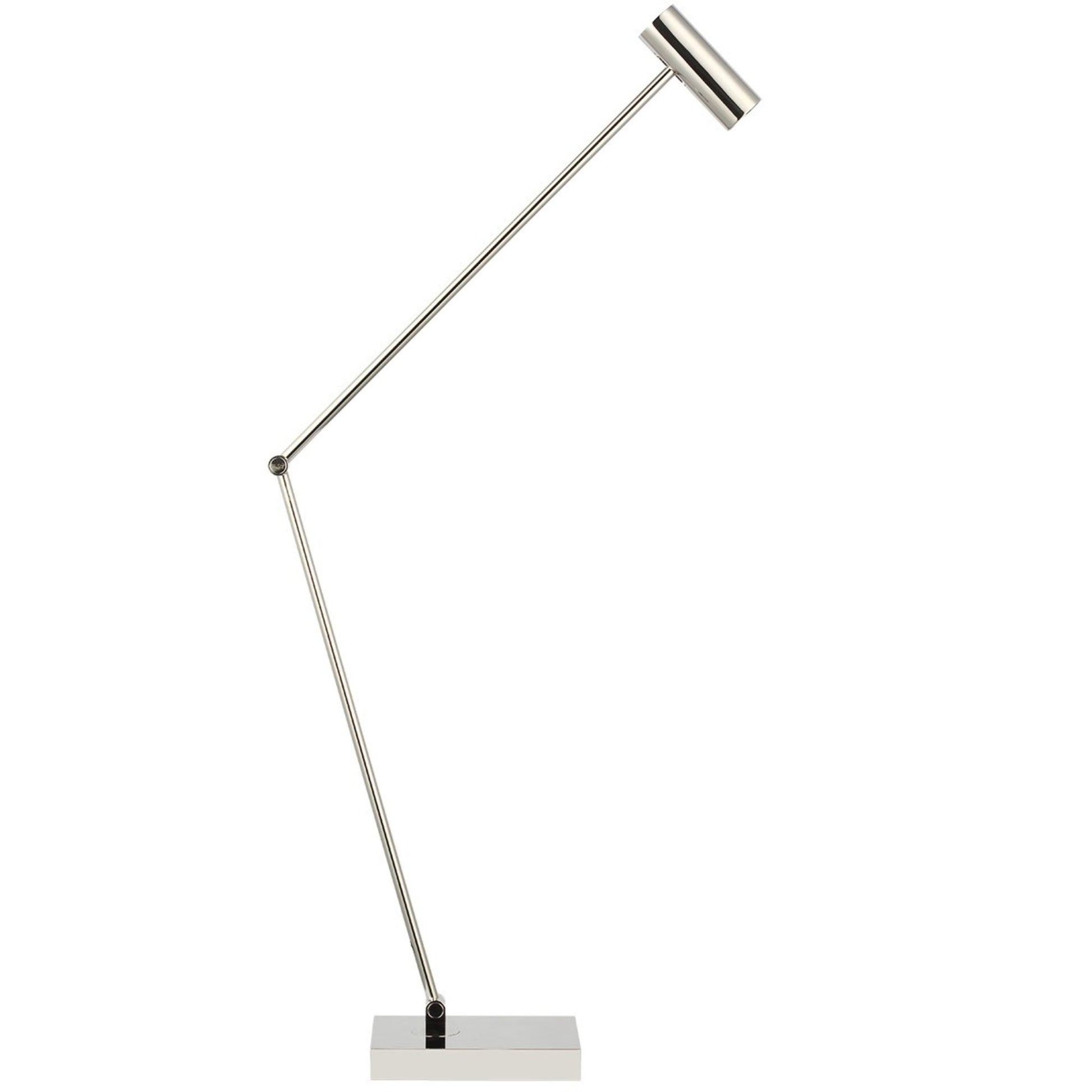 Ponte LED X-Large Table Lamp, 120-240V, Polished Nickel Finish - Bees Lighting