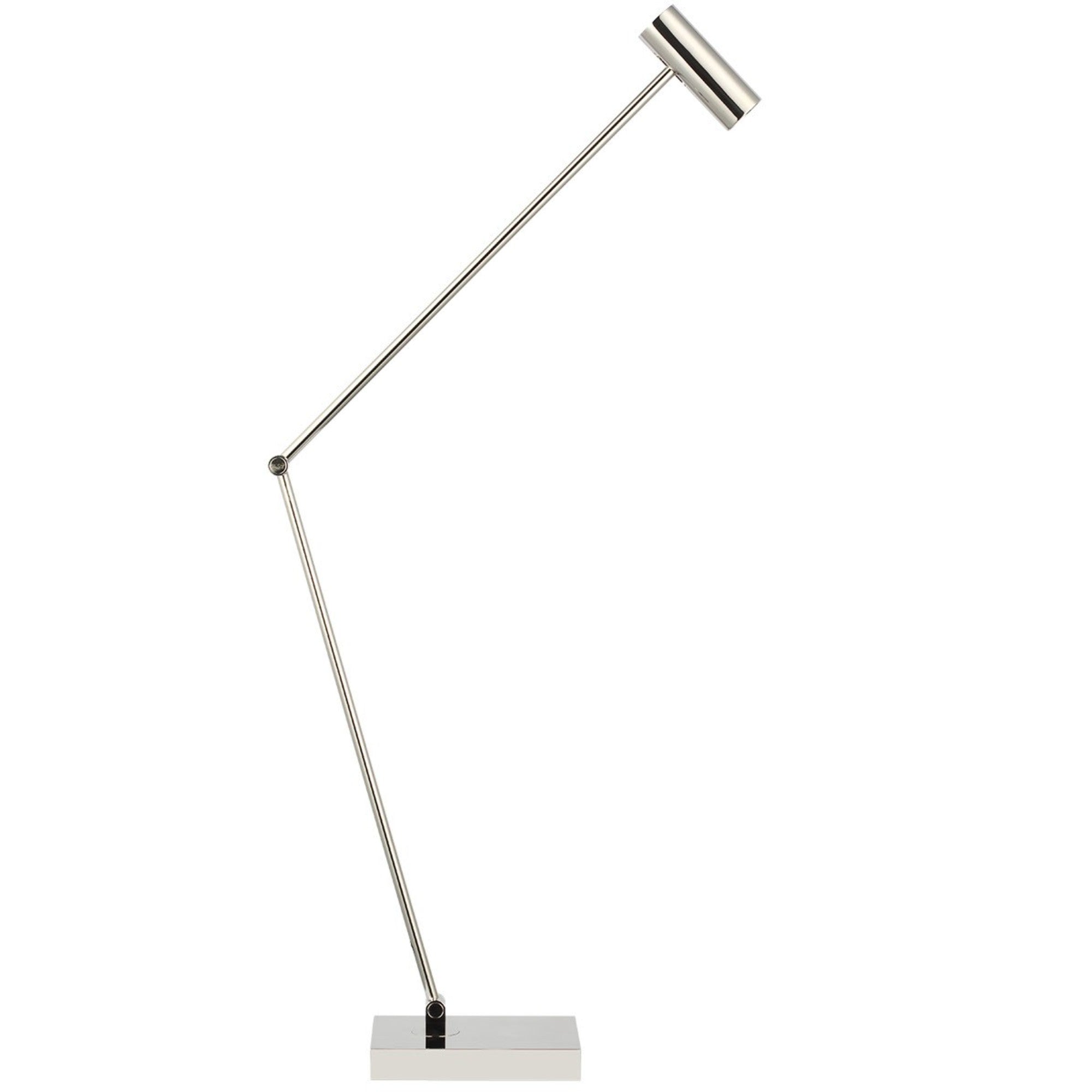 Ponte LED X-Large Table Lamp, 120-240V, Polished Nickel Finish - Bees Lighting