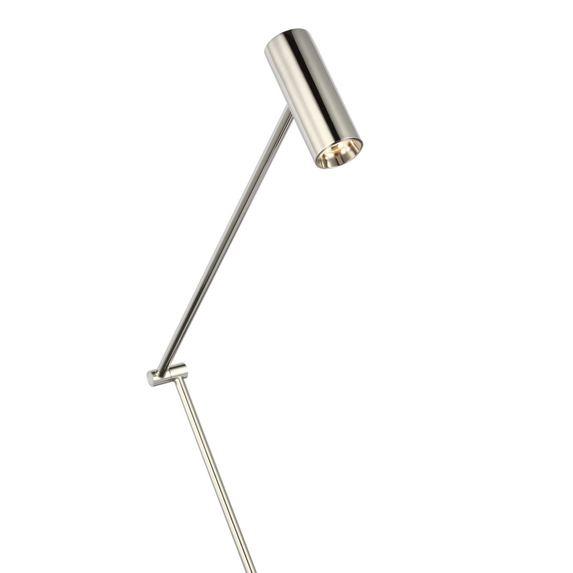 Ponte LED X-Large Table Lamp, 120-240V, Polished Nickel Finish - Bees Lighting