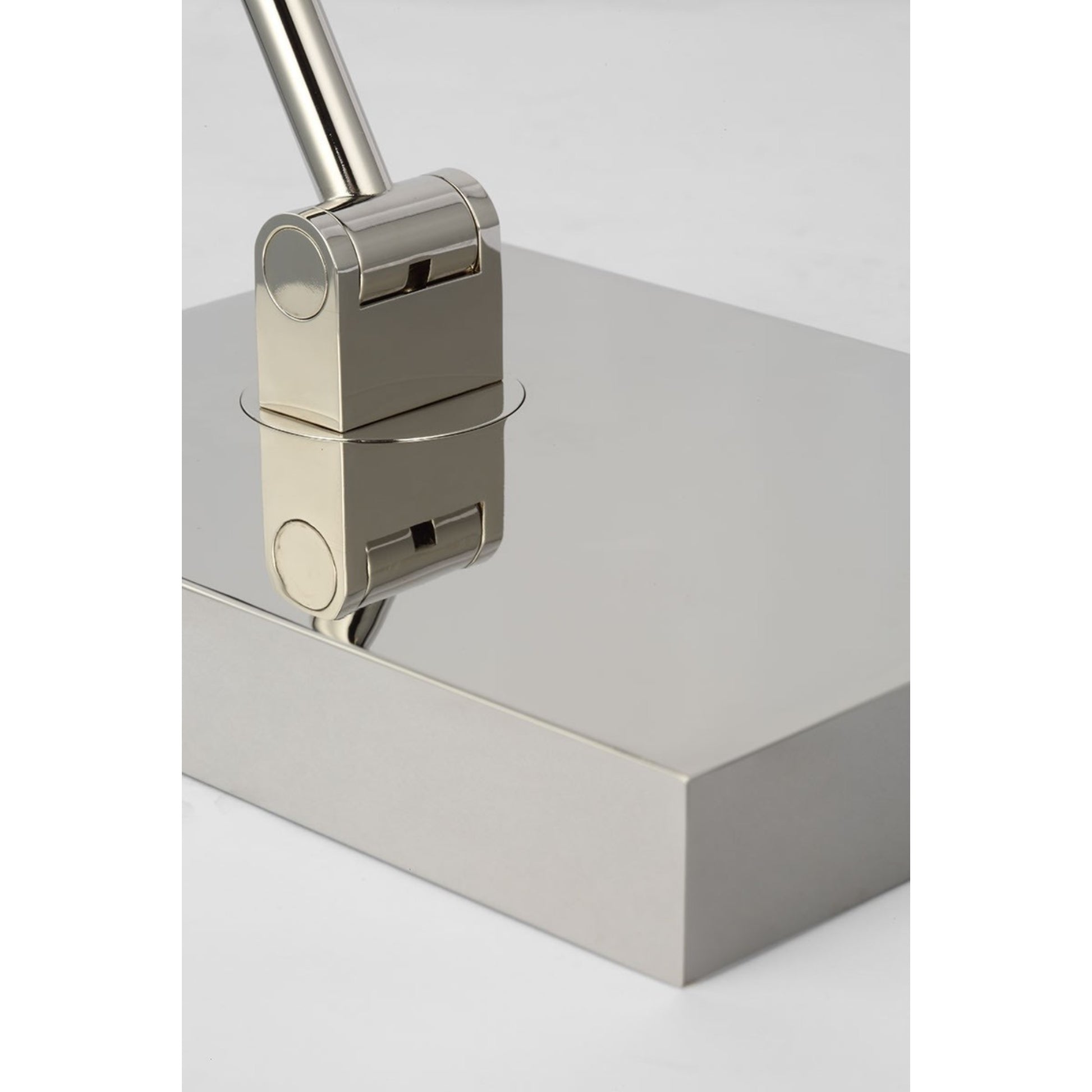 Ponte LED X-Large Table Lamp, 120-240V, Polished Nickel Finish - Bees Lighting